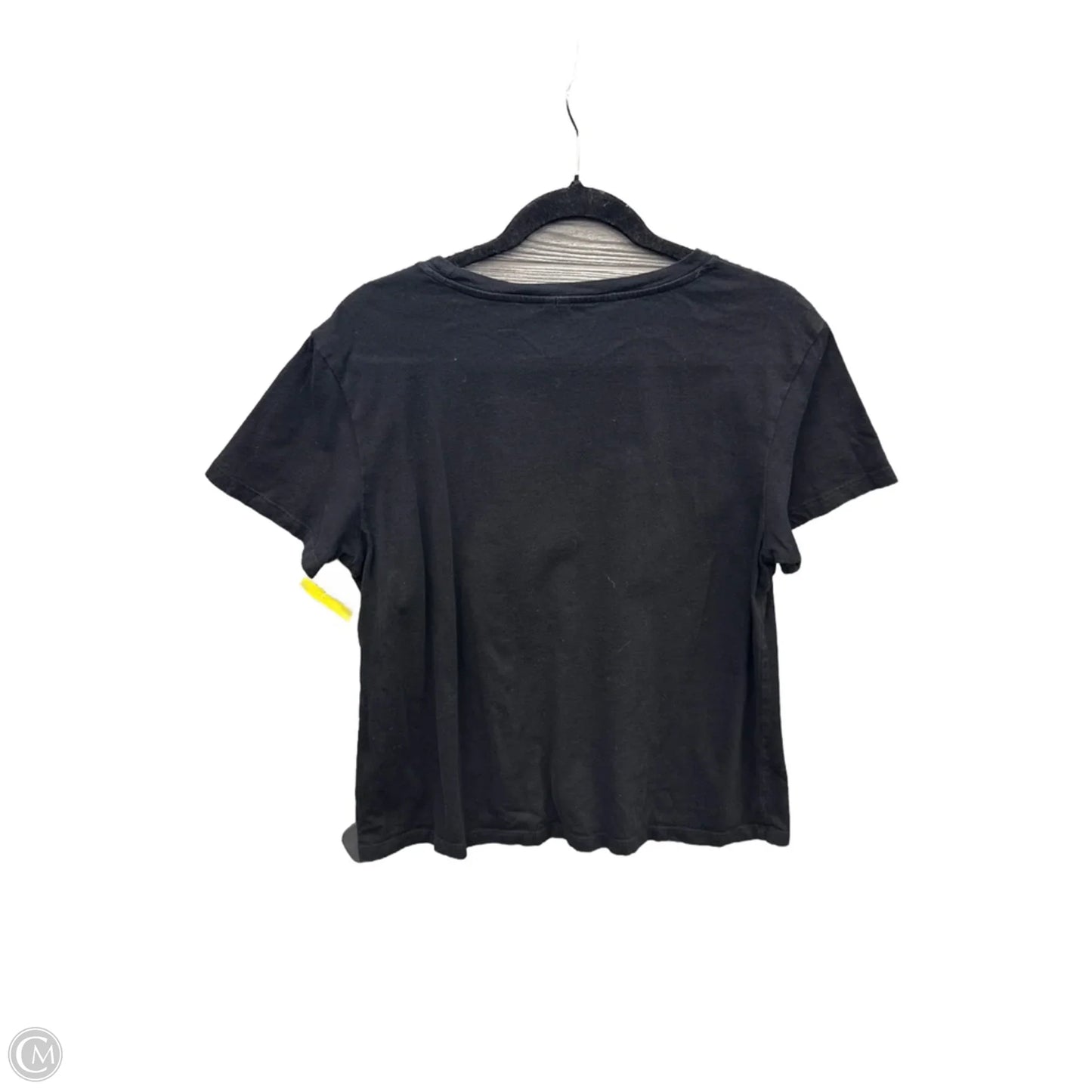 Top Short Sleeve By Clothes Mentor In Black, Size: M