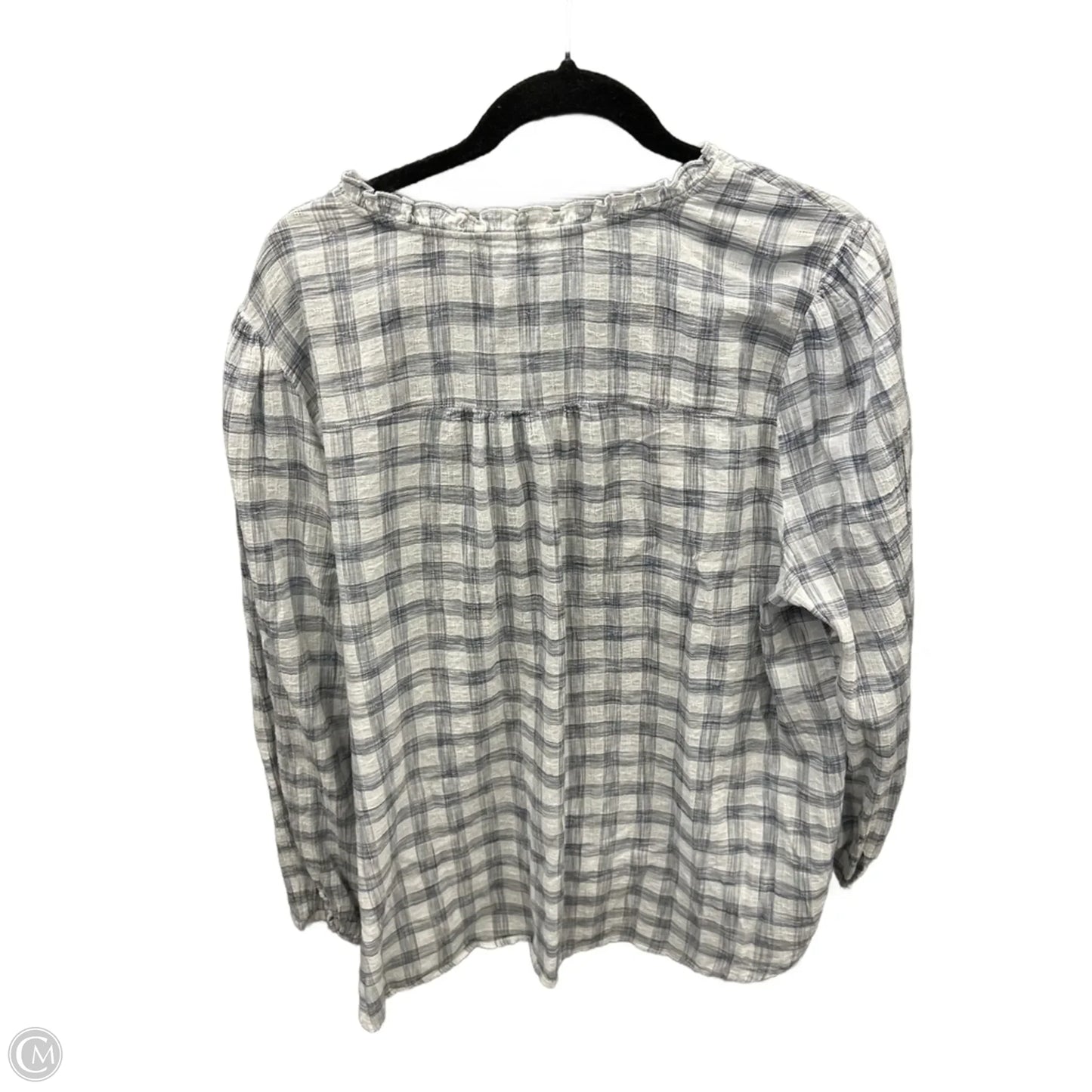 Top Long Sleeve By Daily Thread In White, Size: 1x