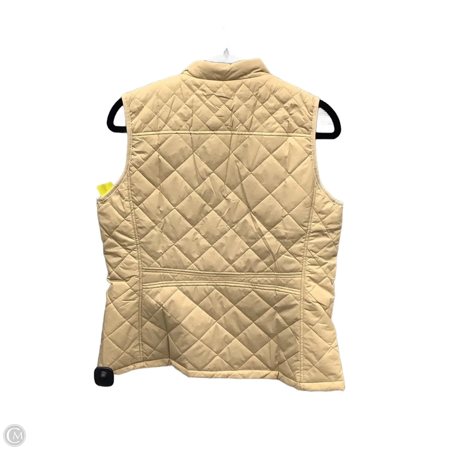 Vest Puffer & Quilted By Clothes Mentor In Beige, Size: M