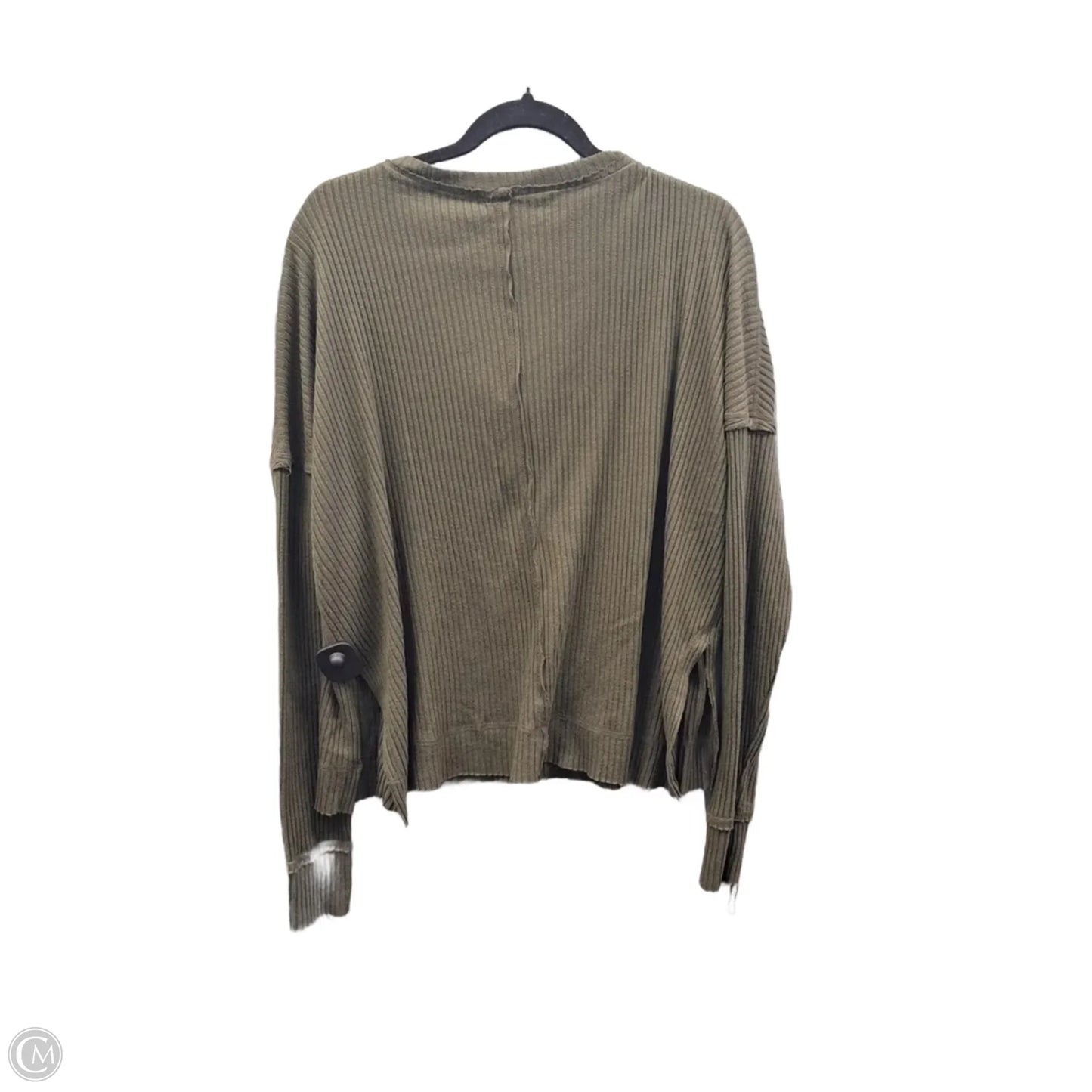 Top Long Sleeve By Wild Fable In Green, Size: S