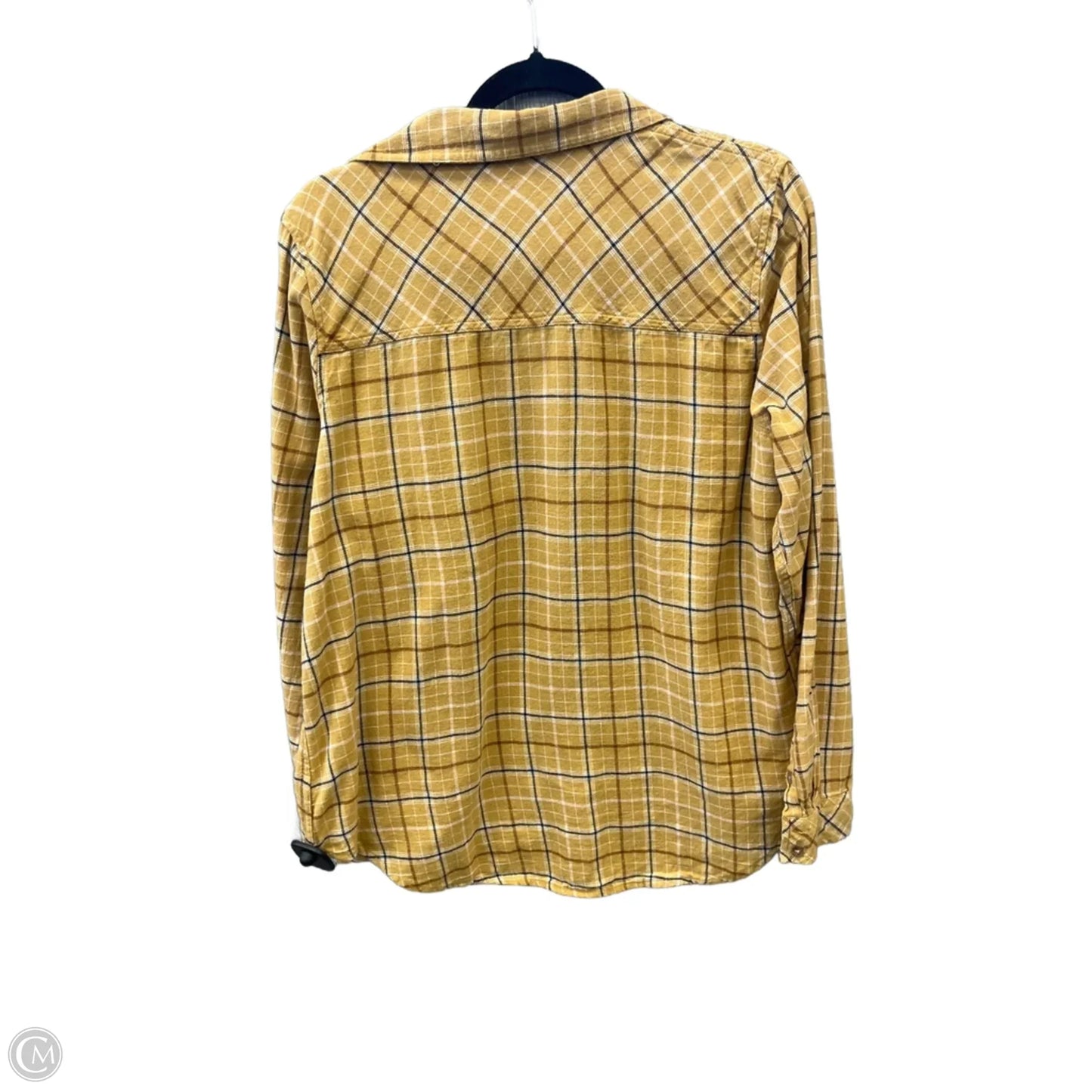 Top Long Sleeve By Universal Thread In Yellow, Size: Xl