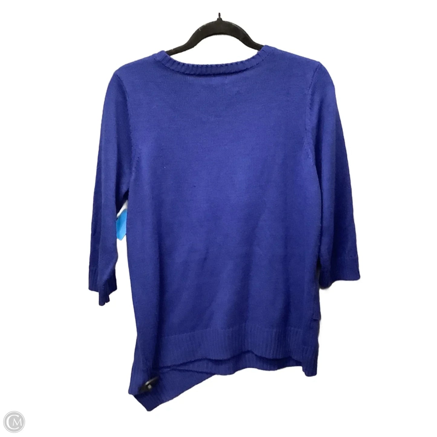 Sweater By Croft And Barrow In Blue, Size: L