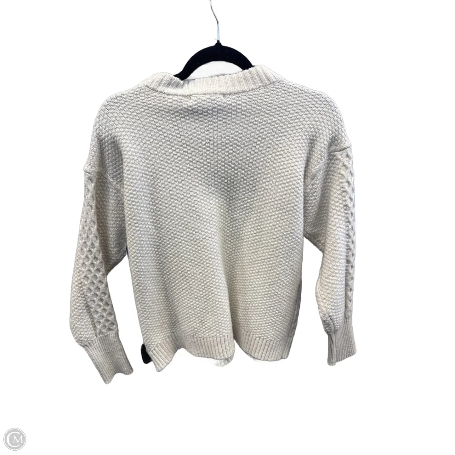 Sweater By Free Assembly In White, Size: S
