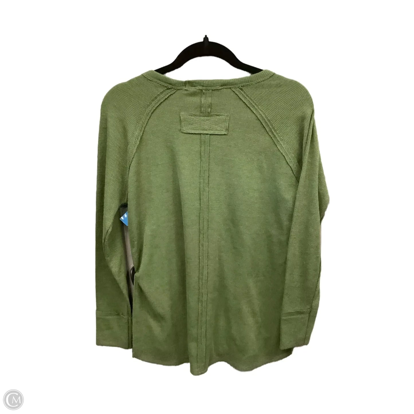 Top Long Sleeve By Zenana In Green, Size: S