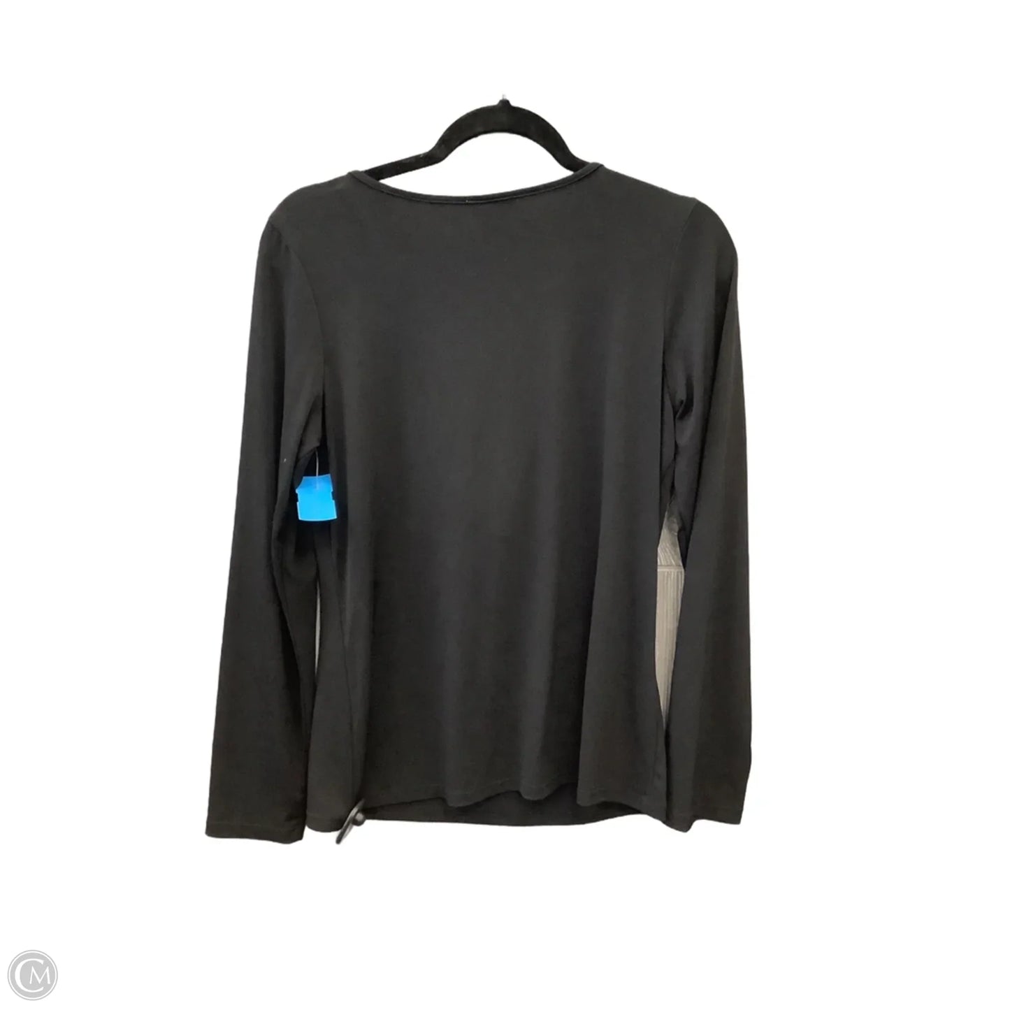 Top Long Sleeve By Ann Taylor In Black, Size: L