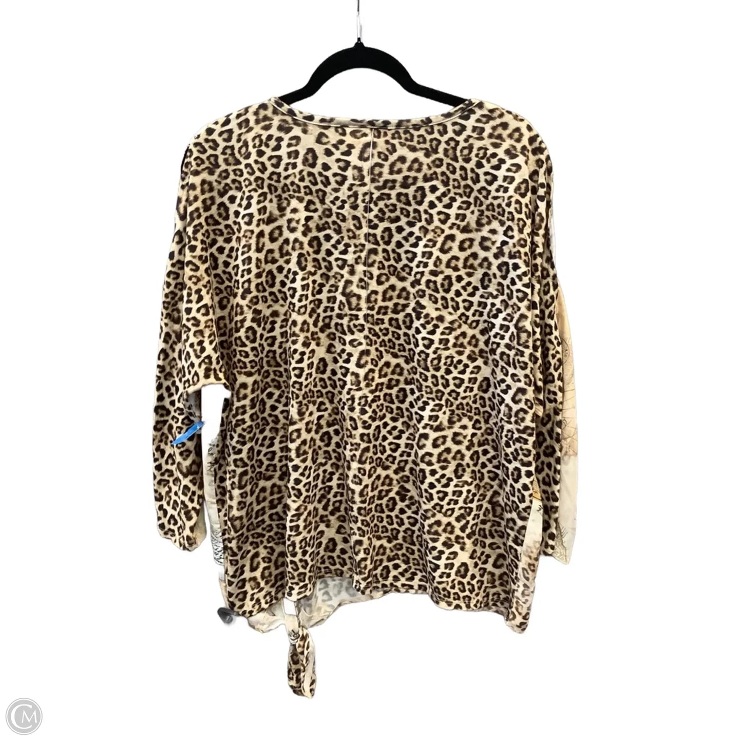 Top Long Sleeve By Chicos In Tan, Size: L
