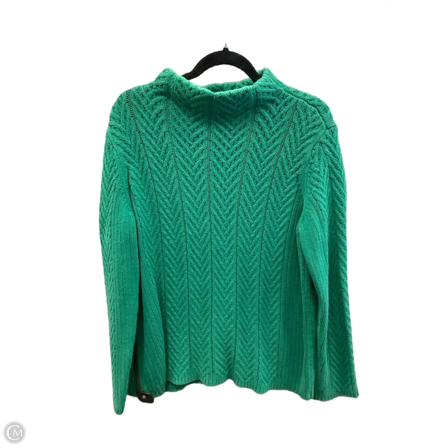 Sweater By Liz Claiborne In Green, Size: Xl