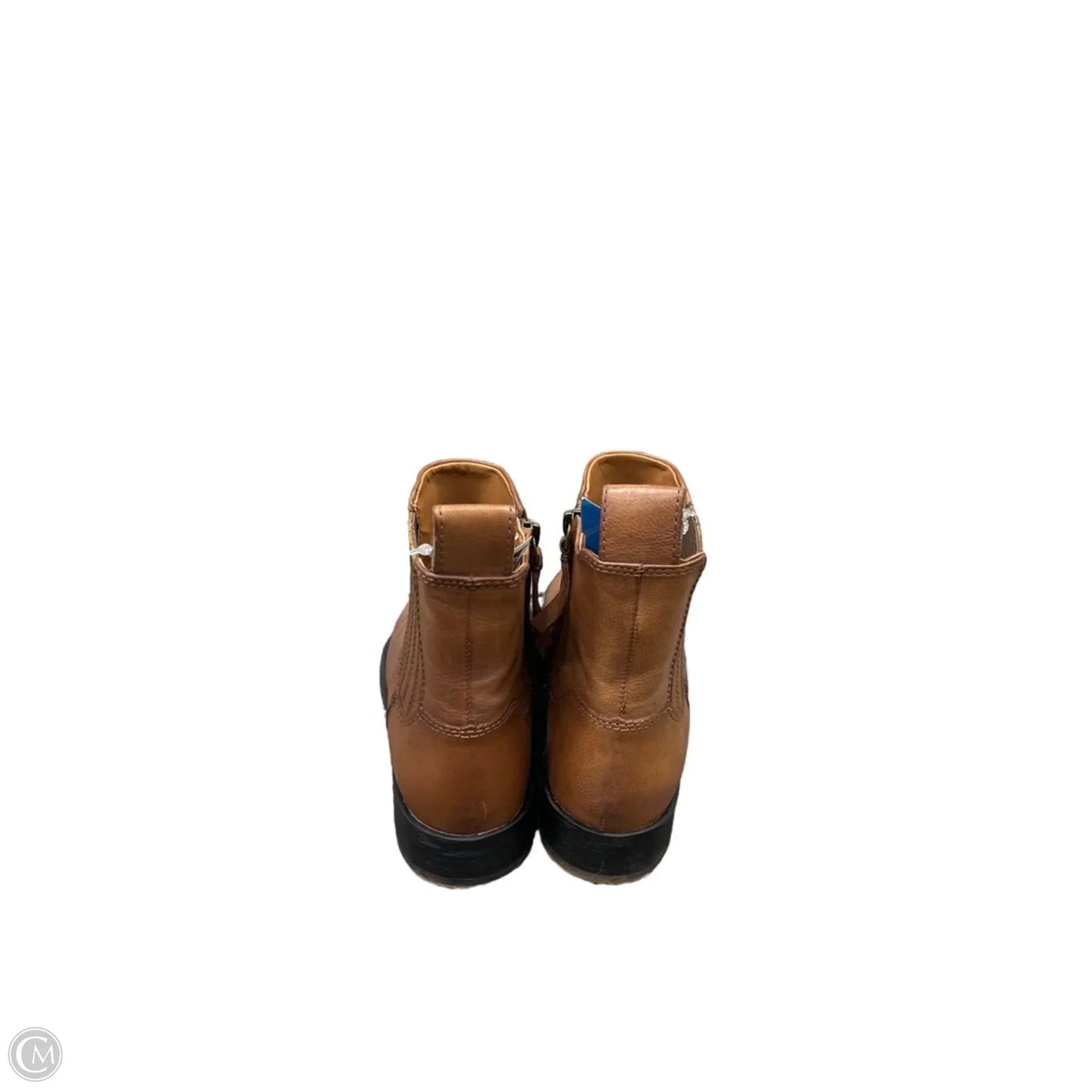 Boots Ankle Flats By Franco Sarto In Brown, Size: 7