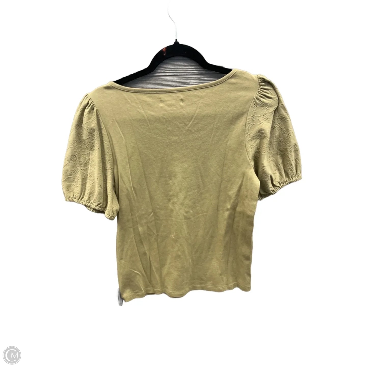 Top Short Sleeve By Madewell In Green, Size: L