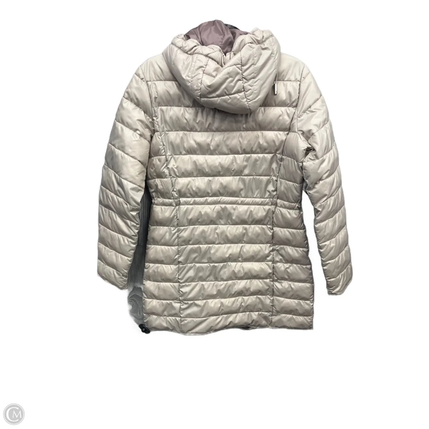 Coat Puffer & Quilted By Kenneth Cole In Tan, Size: M