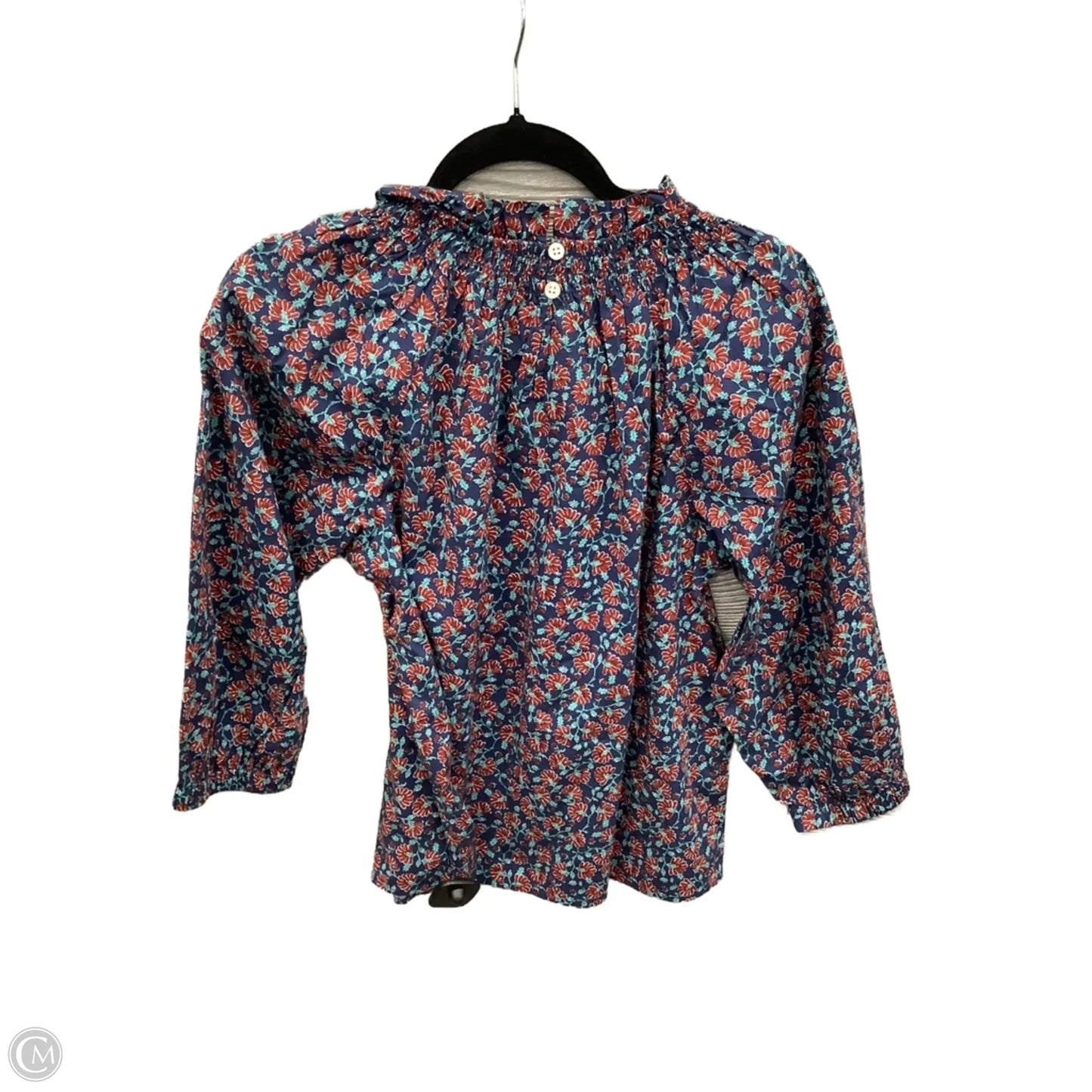 Top Long Sleeve By J. Crew In Blue, Size: Xs