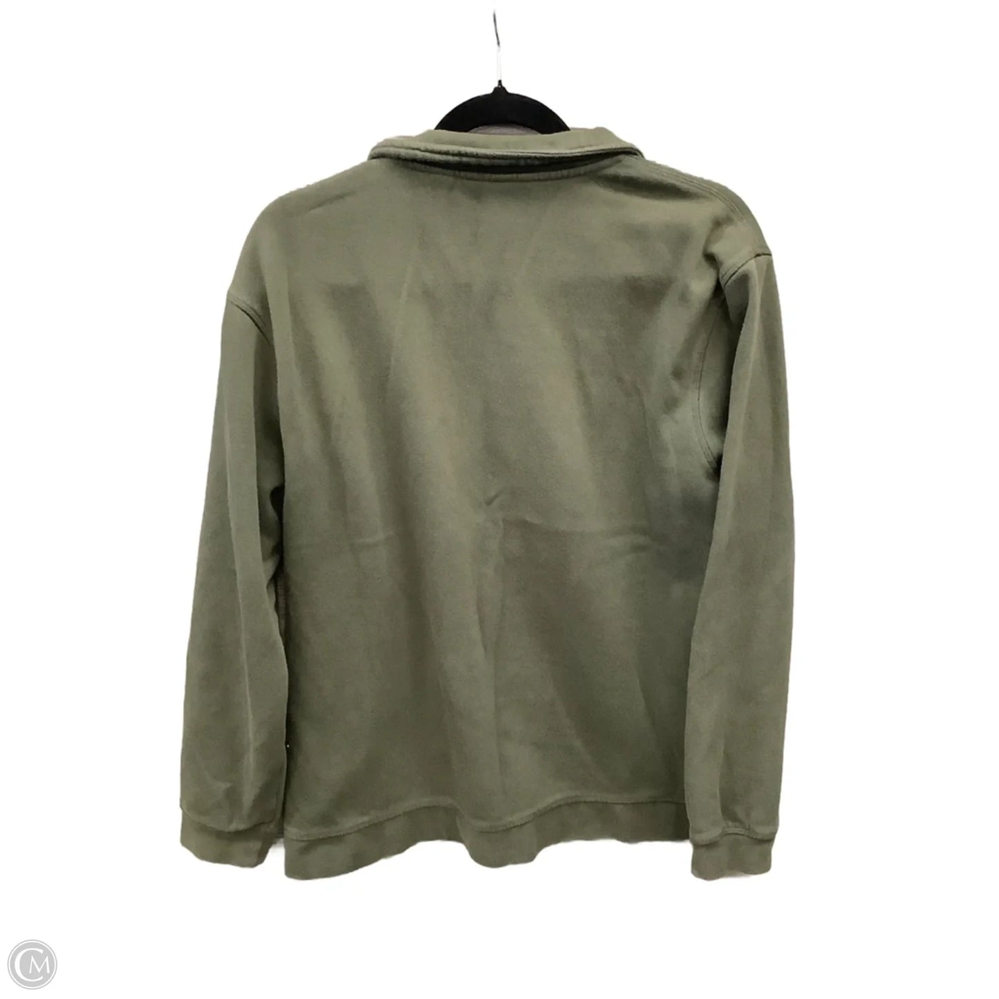 Sweatshirt Collar By Clothes Mentor In Green, Size: L