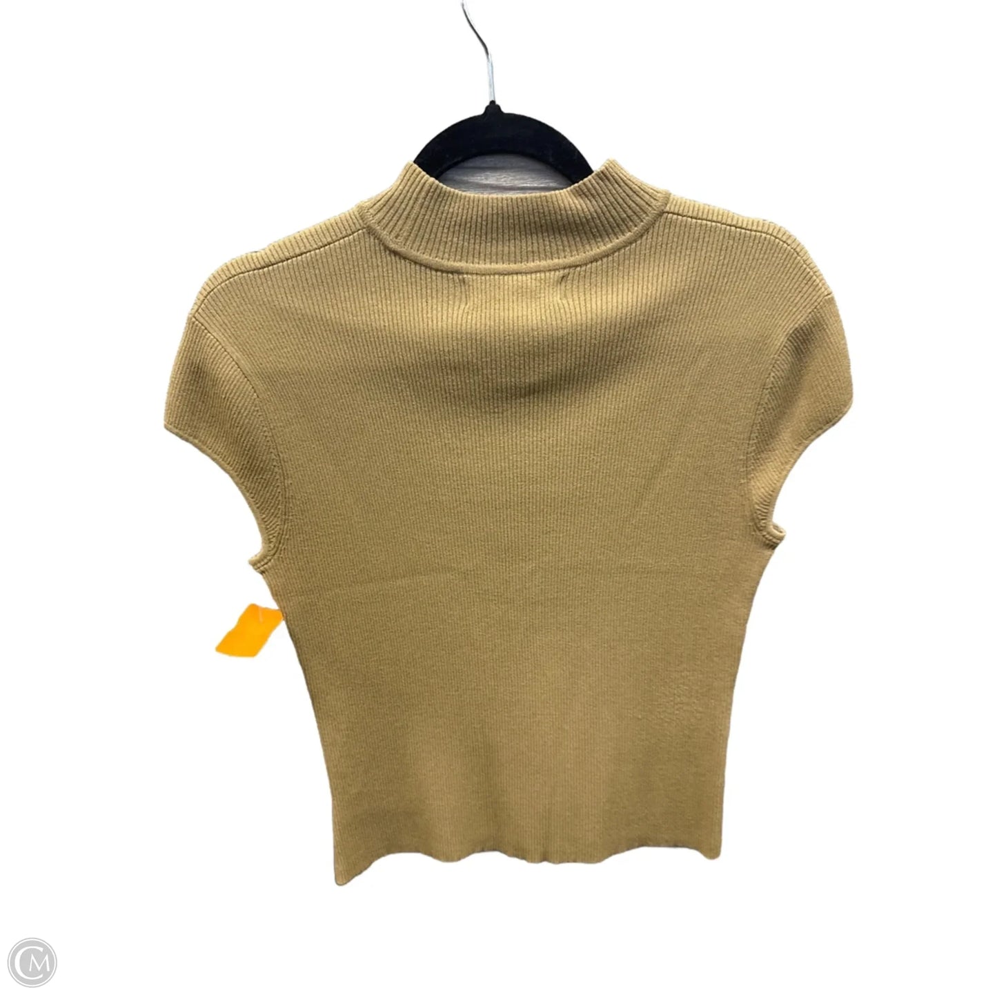 Top Short Sleeve By Jones New York In Tan, Size: L