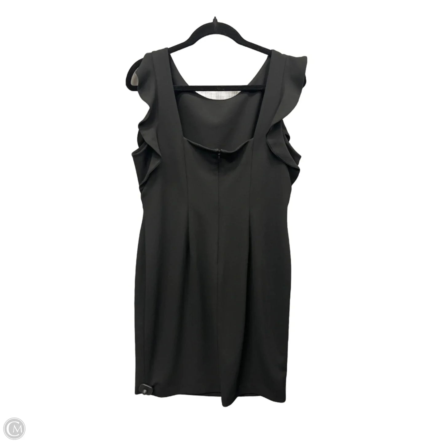 Dress Party Midi By Calvin Klein In Black, Size: Xl