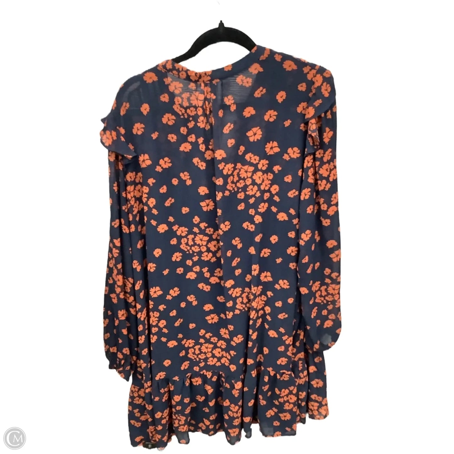 Dress Casual Short By Time And Tru In Floral Print, Size: Xl