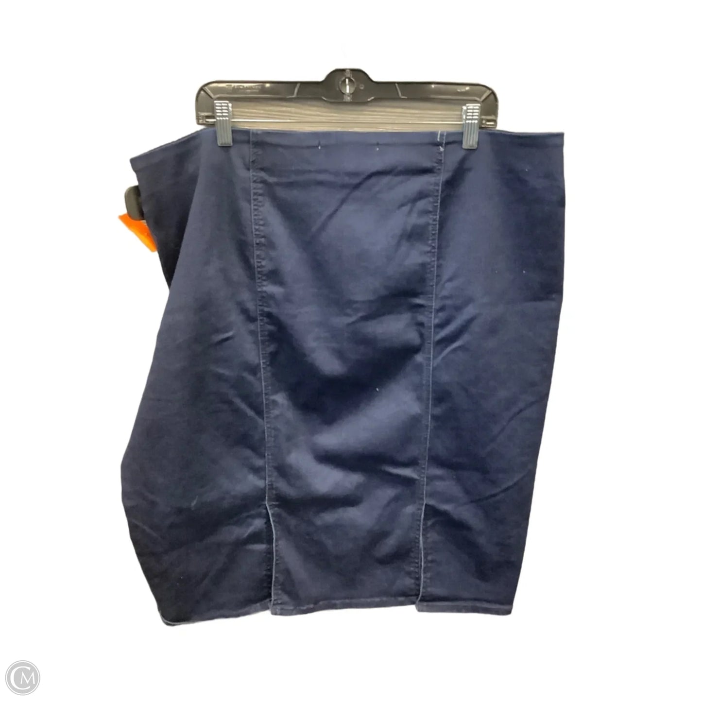 Skirt Midi By Cato In Blue Denim, Size: 20