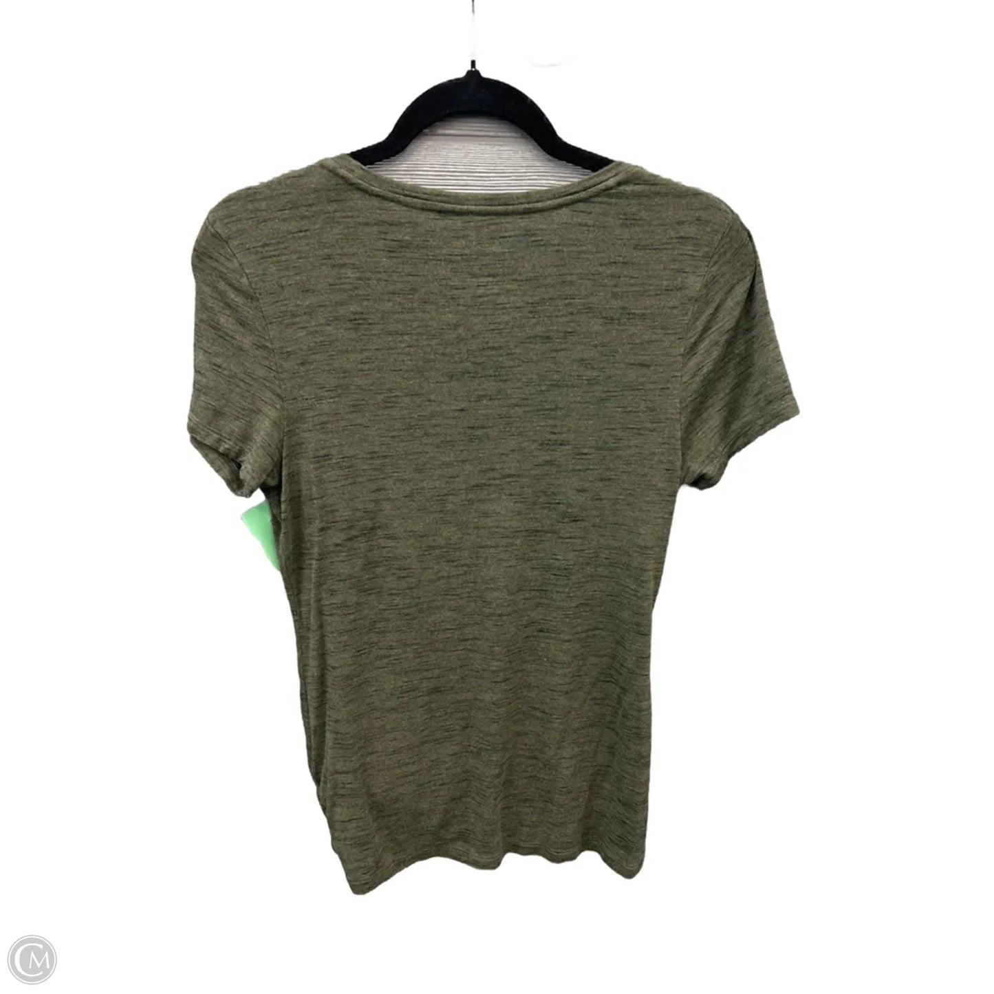 Top Short Sleeve Basic By Apt 9 In Green, Size: S