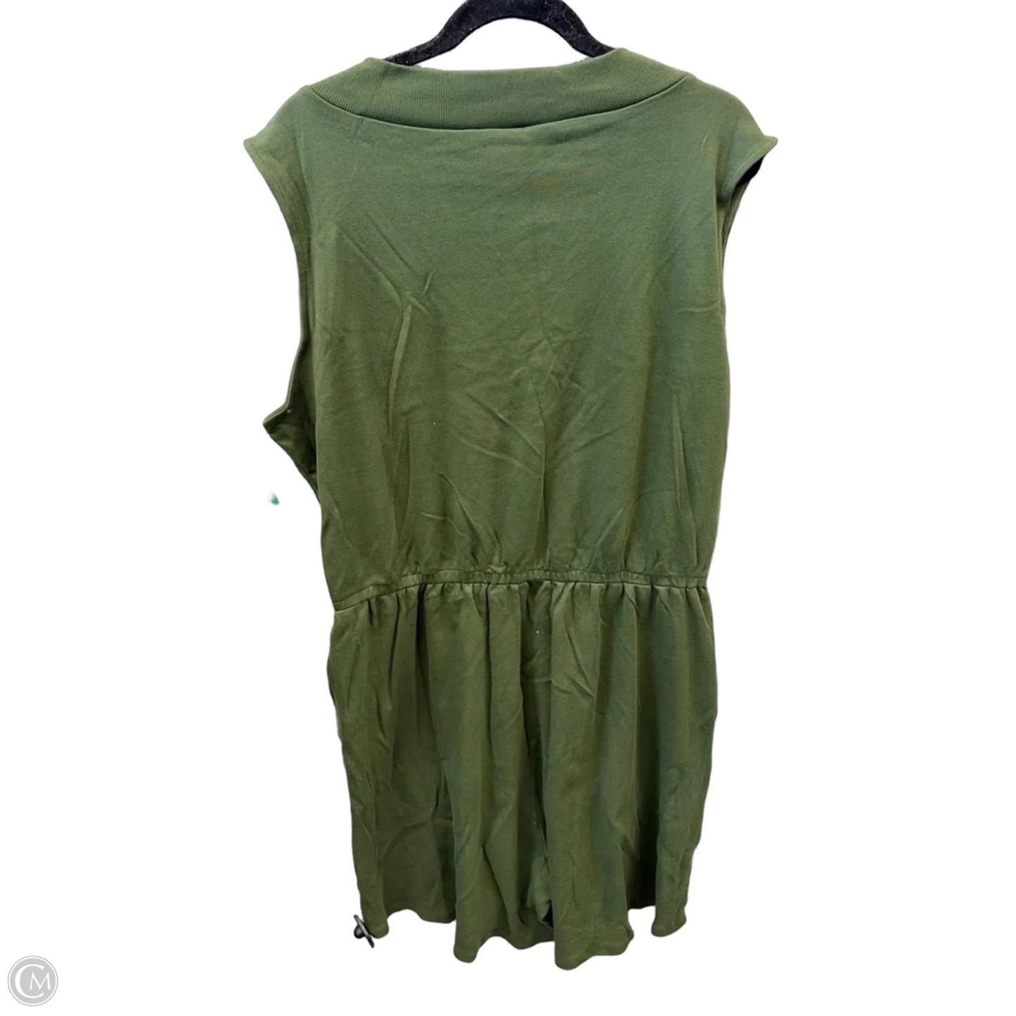 Romper By Zenana In Green, Size: 2x