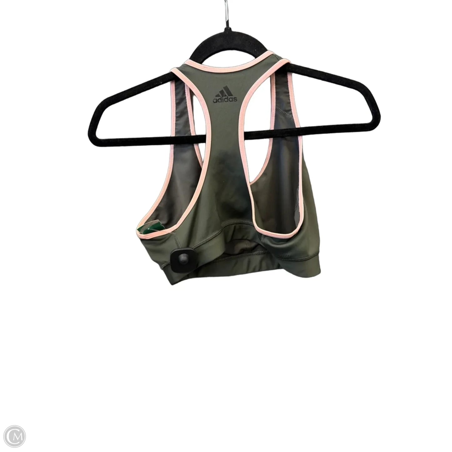 Athletic Bra By Adidas In Grey, Size: M