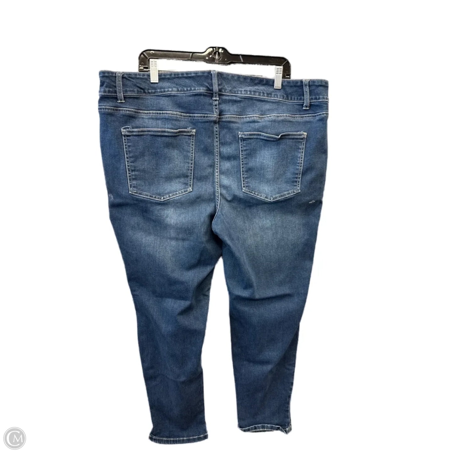 Jeans Skinny By Maurices In Blue Denim, Size: 22