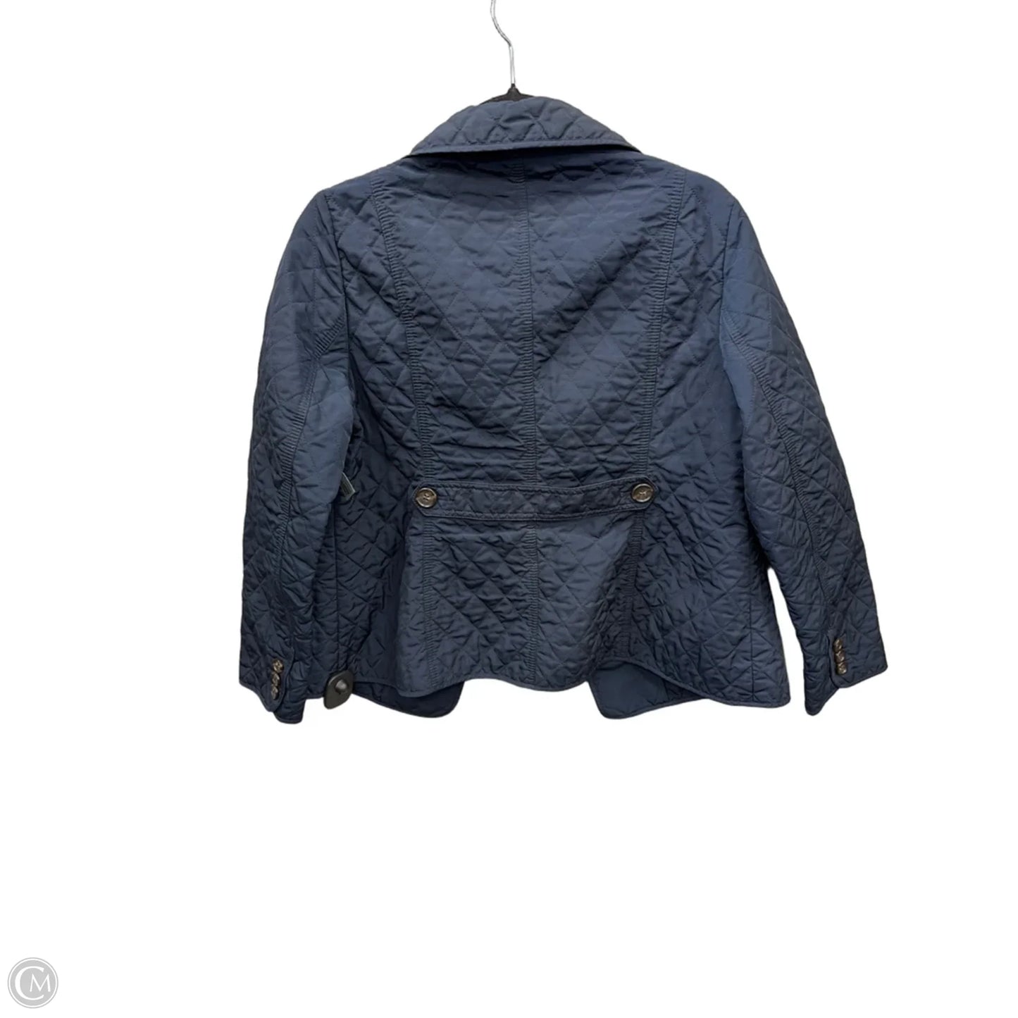 Jacket Puffer & Quilted By Talbots In Blue, Size: Lp