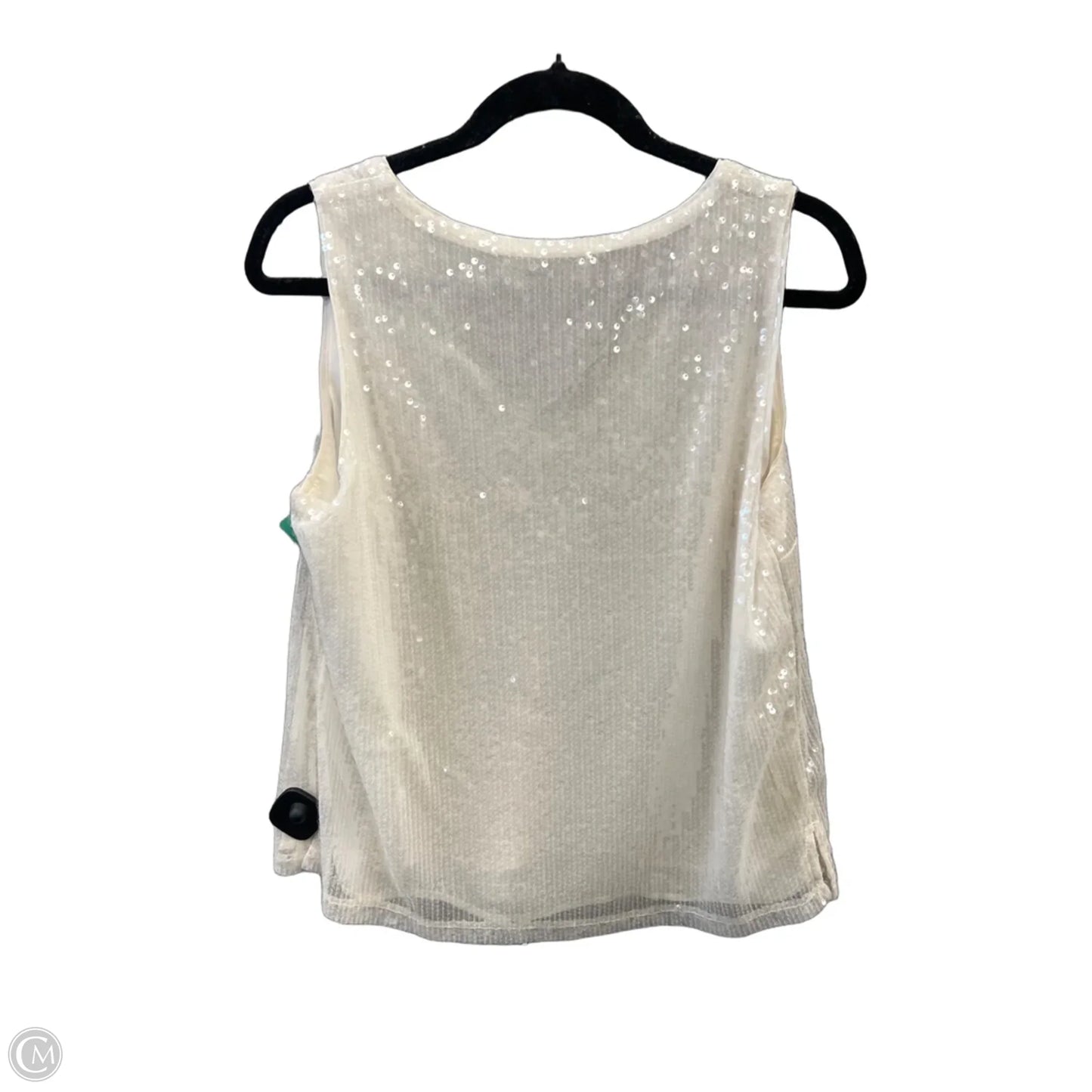 Top Sleeveless By Nine West In White, Size: M