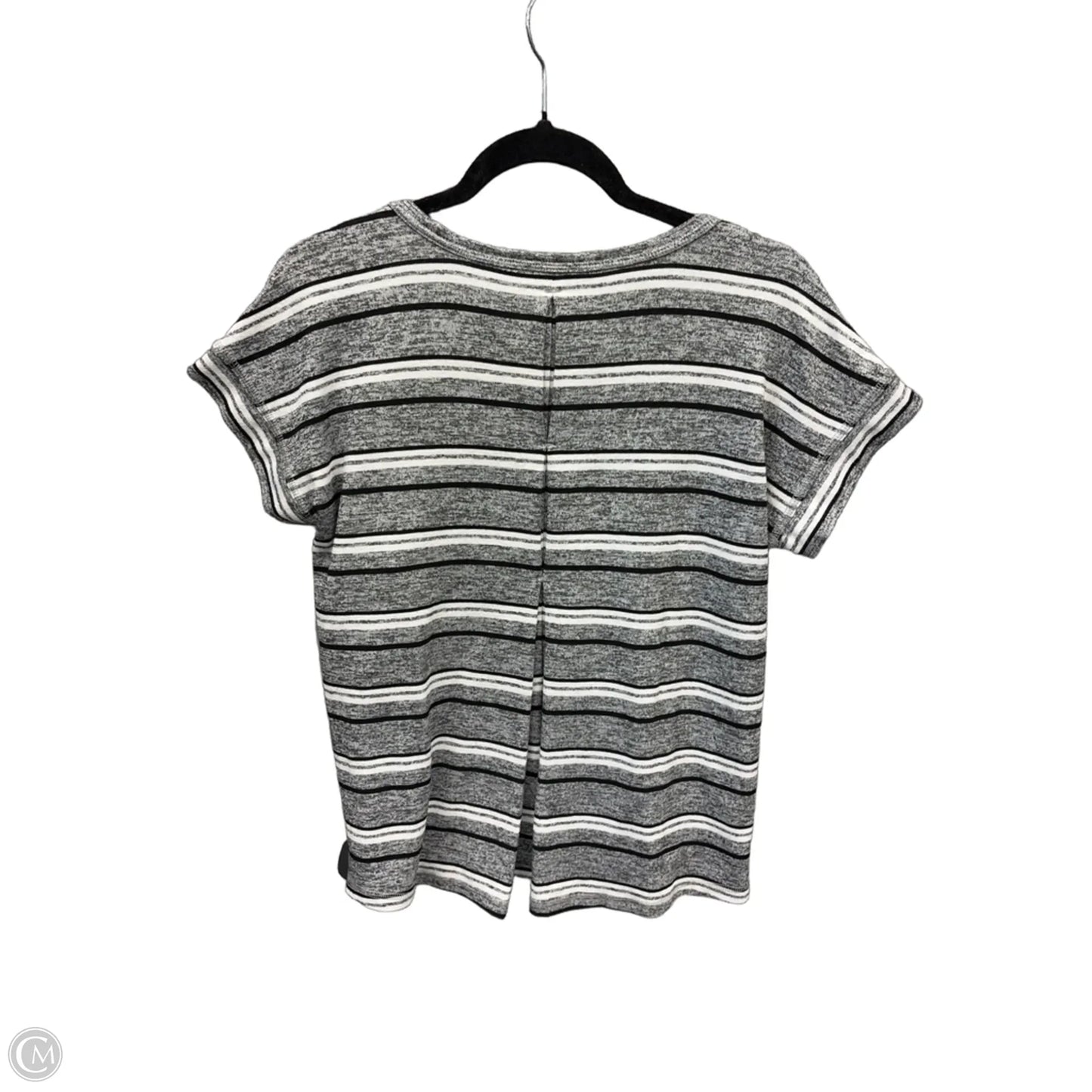 Top Short Sleeve By Talbots In Striped Pattern, Size: Sp