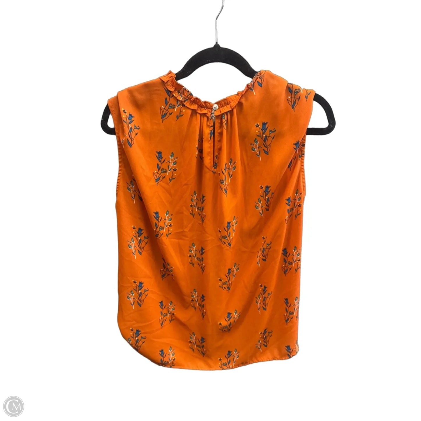 Top Sleeveless By Daniel Rainn In Orange, Size: L