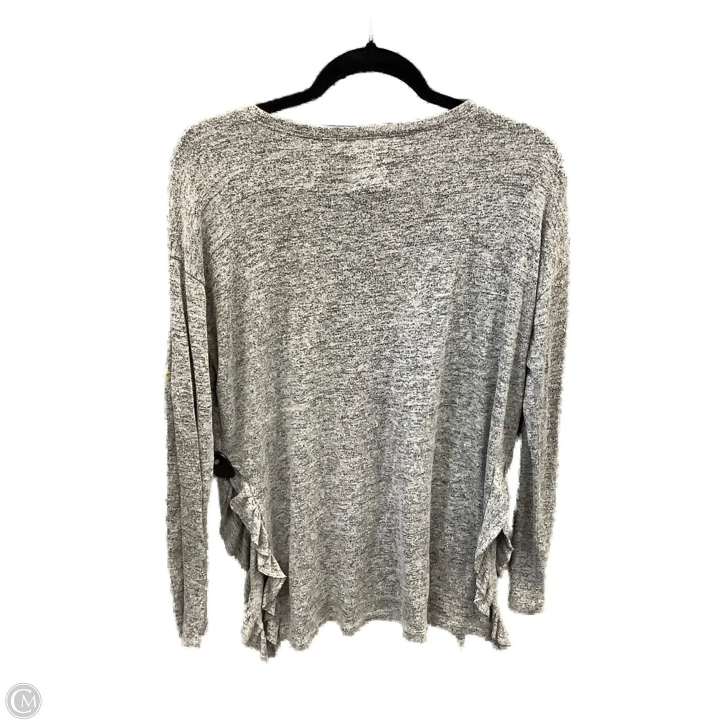Top Long Sleeve By Aerie In Grey, Size: M