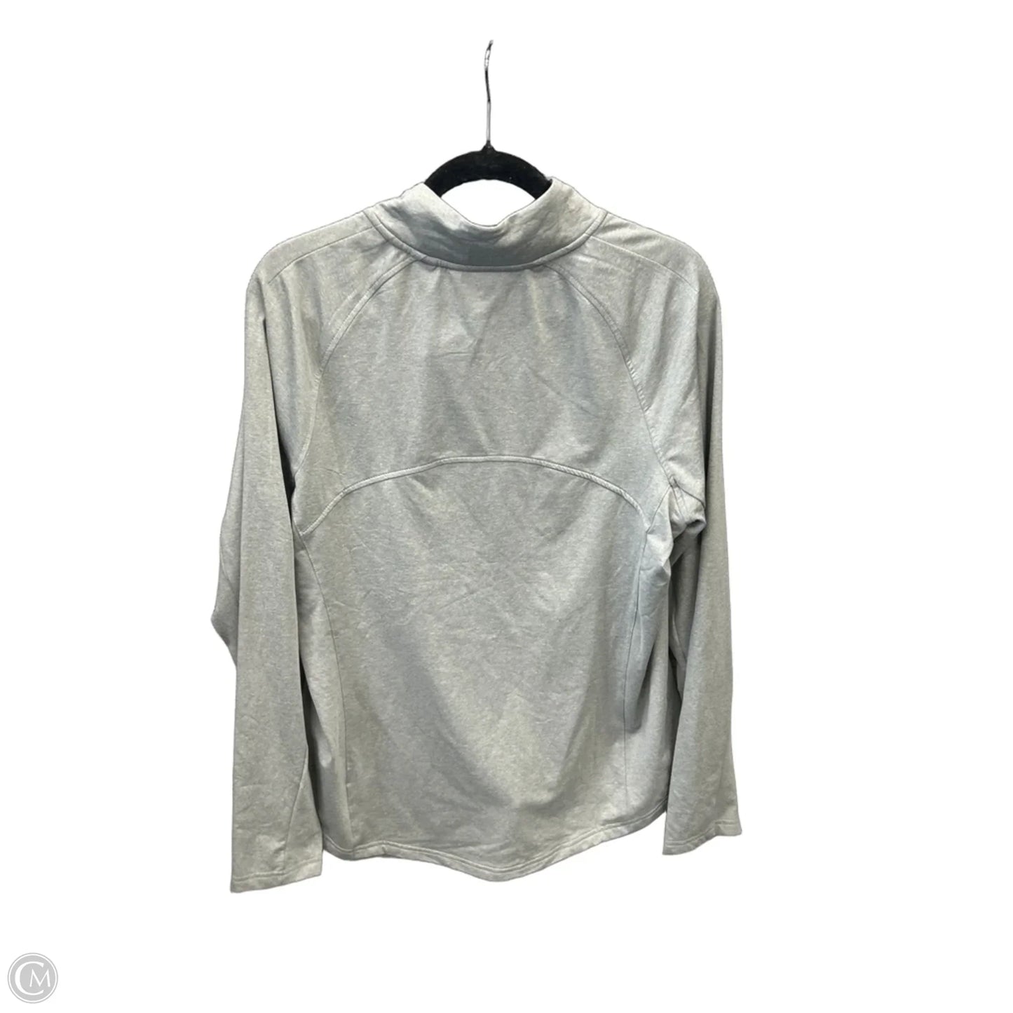Athletic Jacket By Cutter And Buck In Grey, Size: L