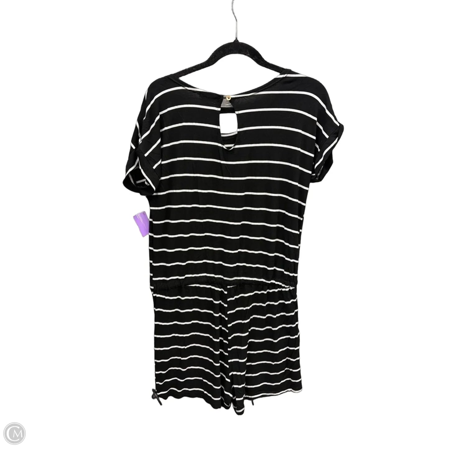 Romper By Clothes Mentor In Striped Pattern, Size: M