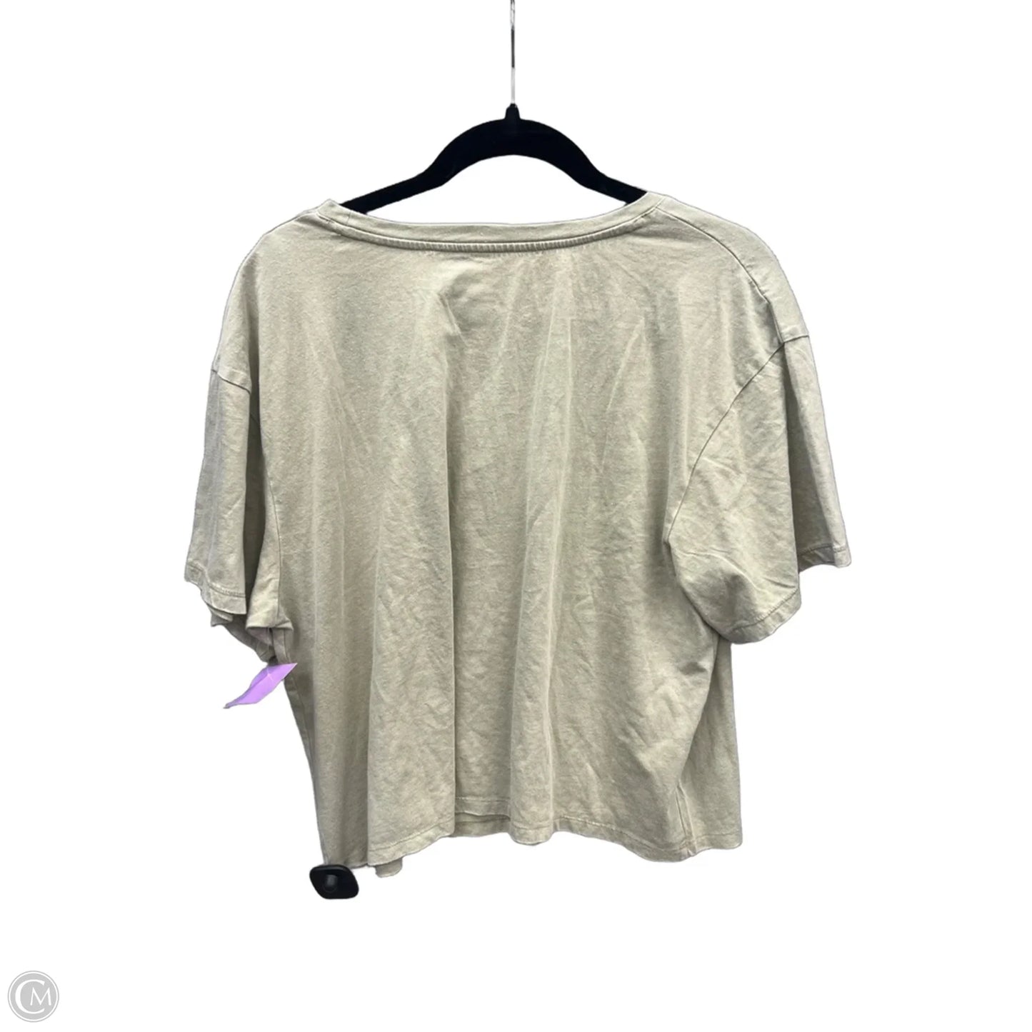 Top Short Sleeve Basic By Colsie In Green, Size: 1x