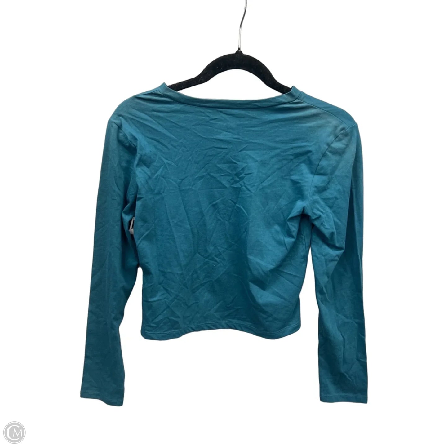 Top Long Sleeve Basic By Wild Fable In Green, Size: Xs