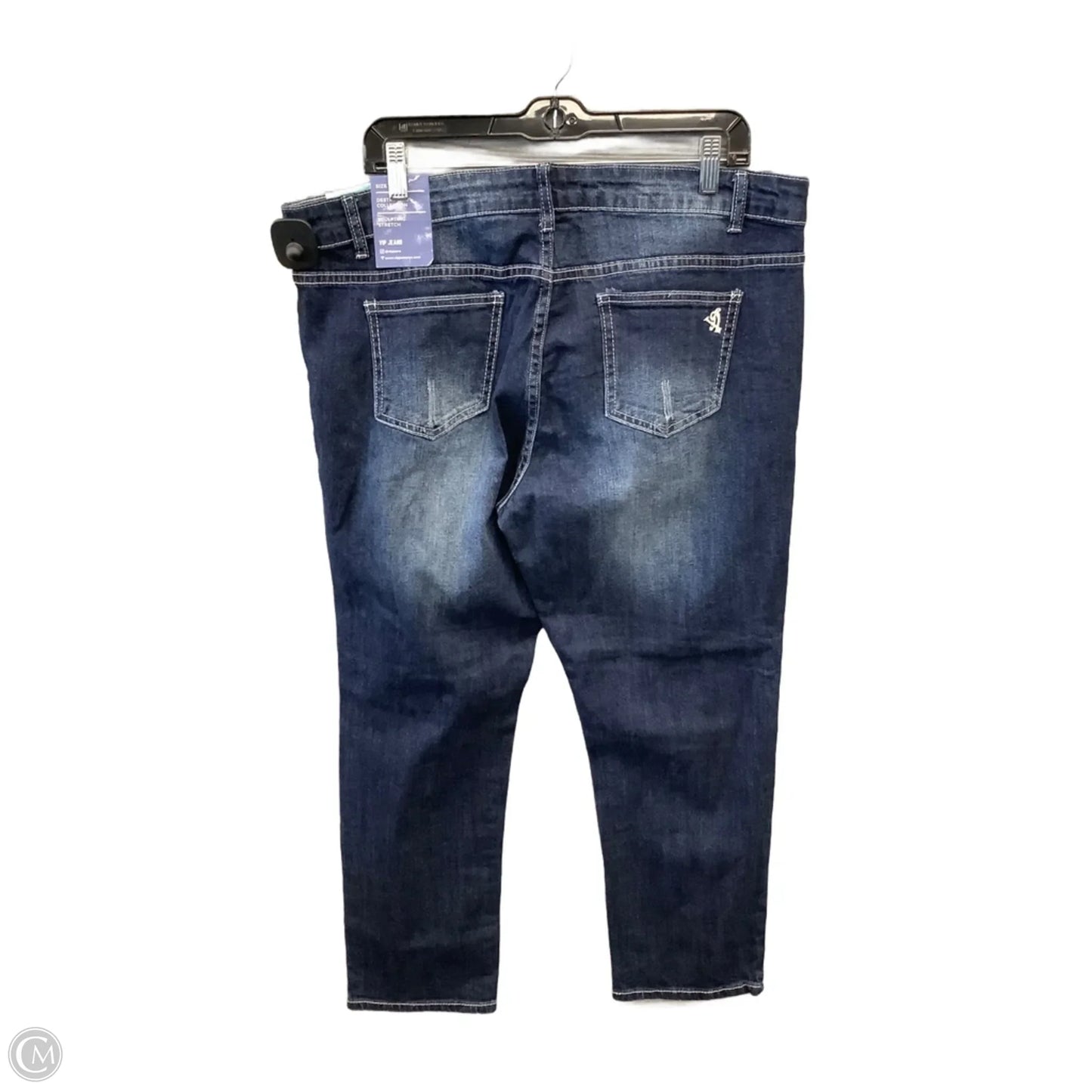 Jeans Skinny By Clothes Mentor In Blue Denim, Size: 16