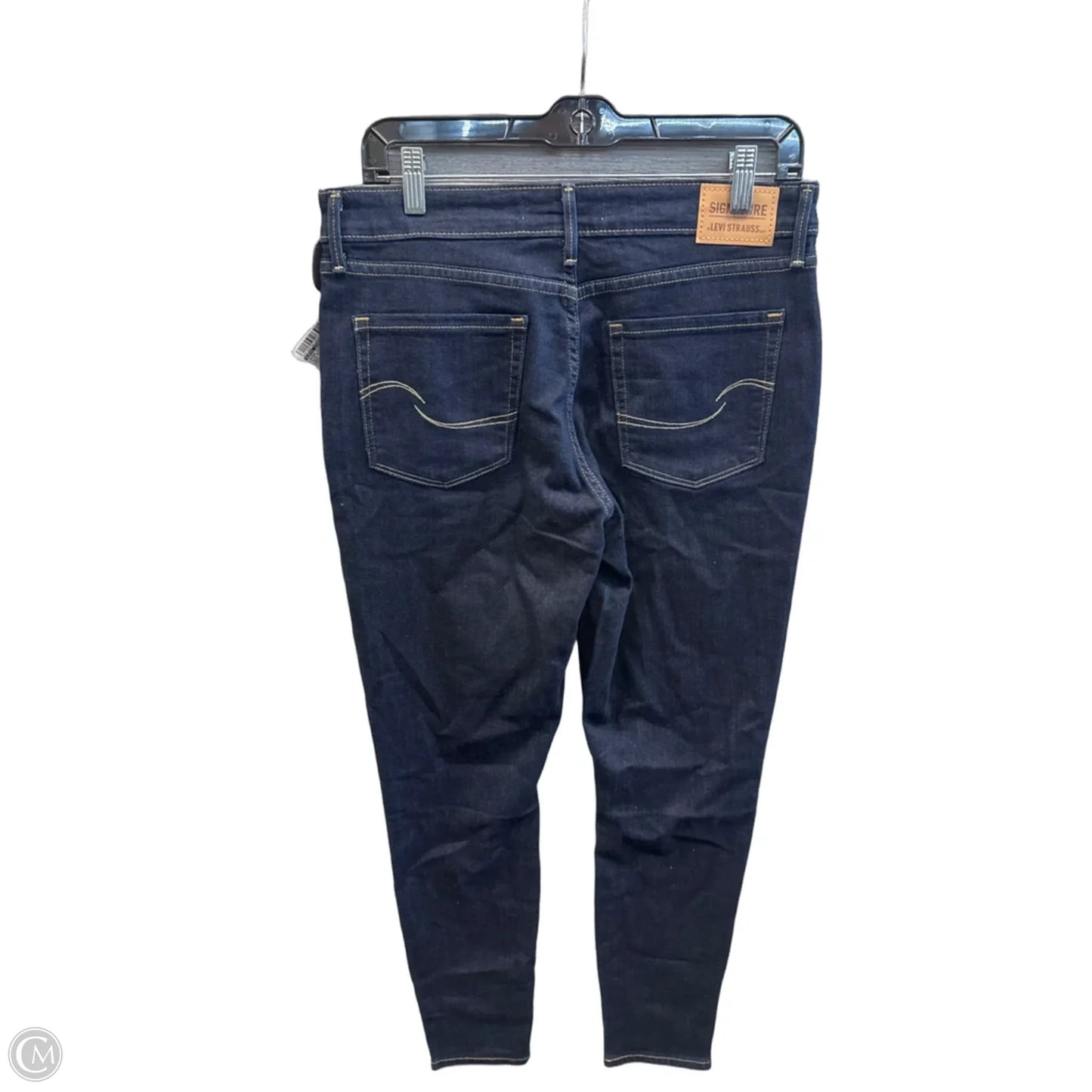 Jeans Skinny By Levis Signature In Blue Denim, Size: 10