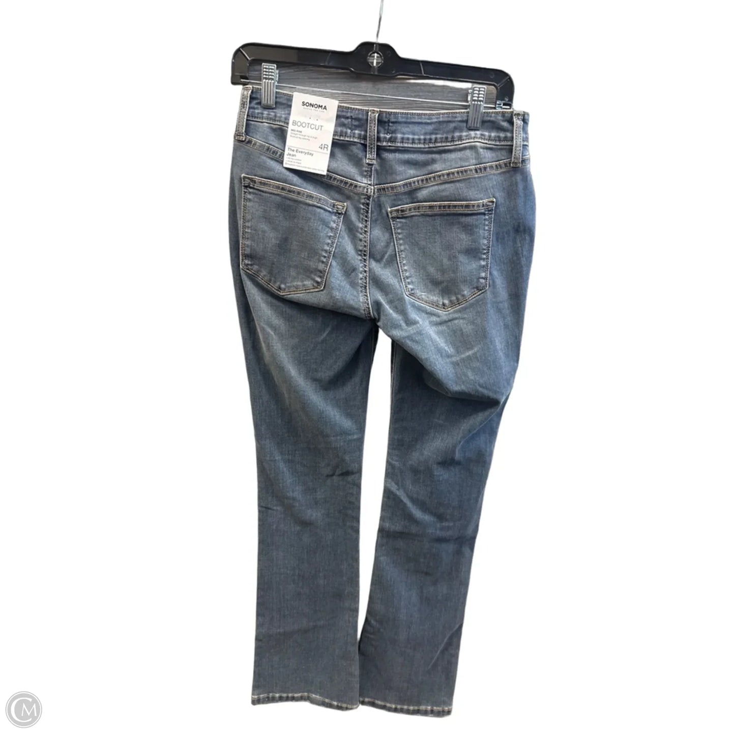 Jeans Boot Cut By Sonoma In Blue Denim, Size: 4