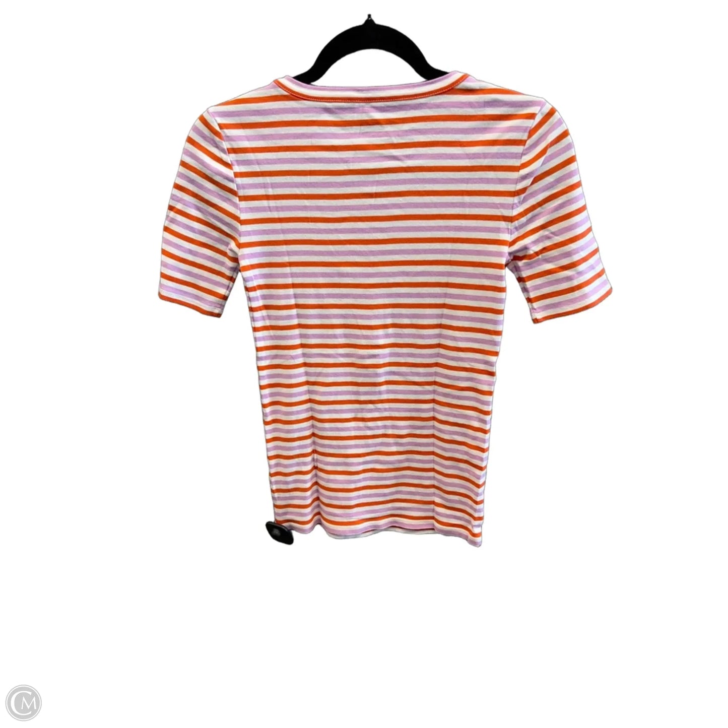 Top Short Sleeve By J. Crew In Striped Pattern, Size: Xs