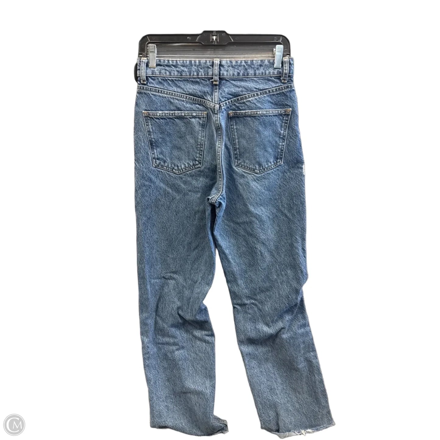 Jeans Wide Leg By Zara In Blue Denim, Size: 6