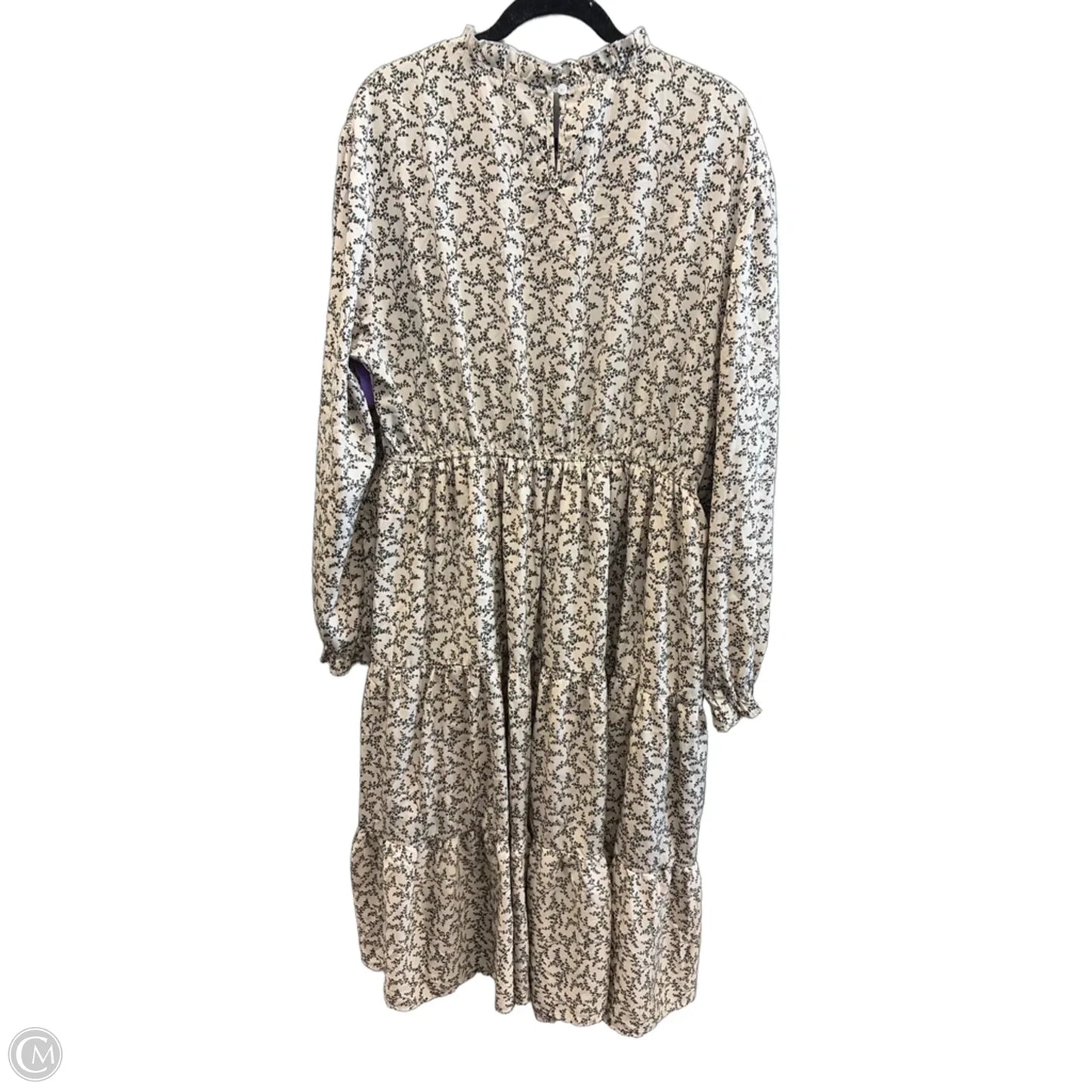 Dress Casual Midi By Hayden La In Tan, Size: 2x