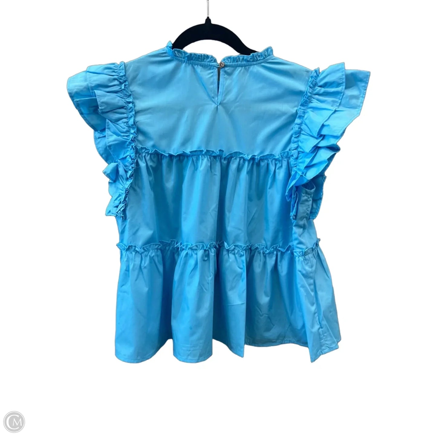 Top Short Sleeve By She + Sky In Blue, Size: S