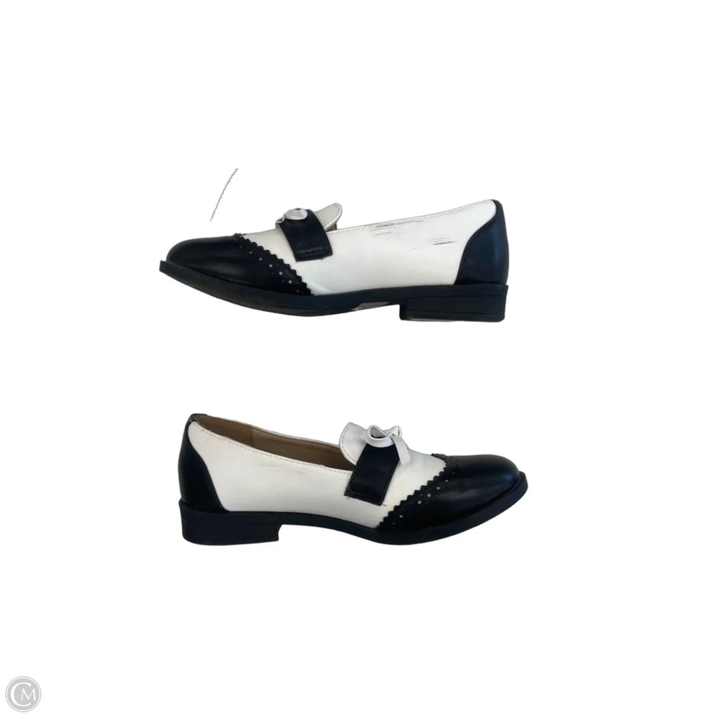 Shoes Flats By Clothes Mentor In Black, Size: 8