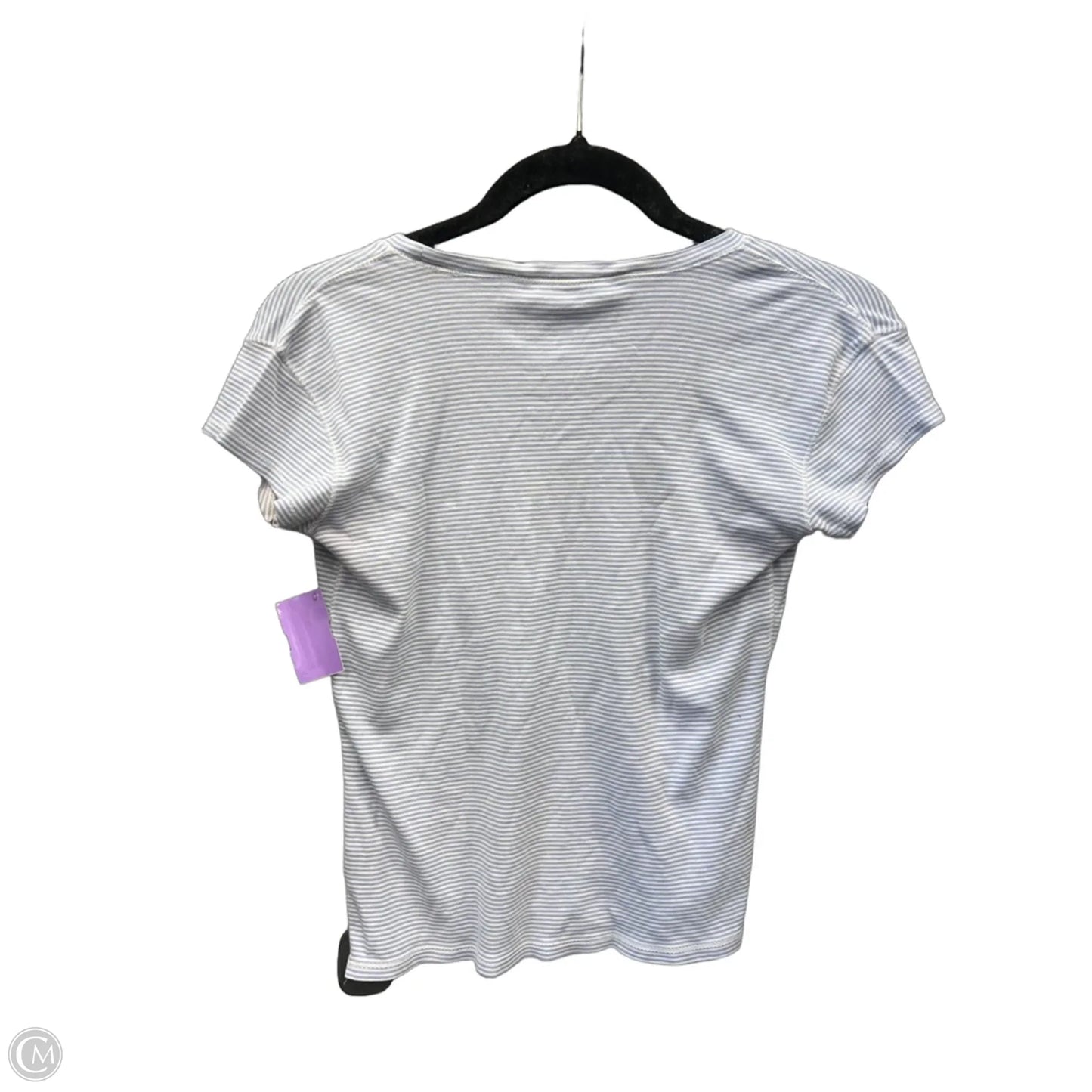 Top Short Sleeve By Ralph Lauren In Striped Pattern, Size: S