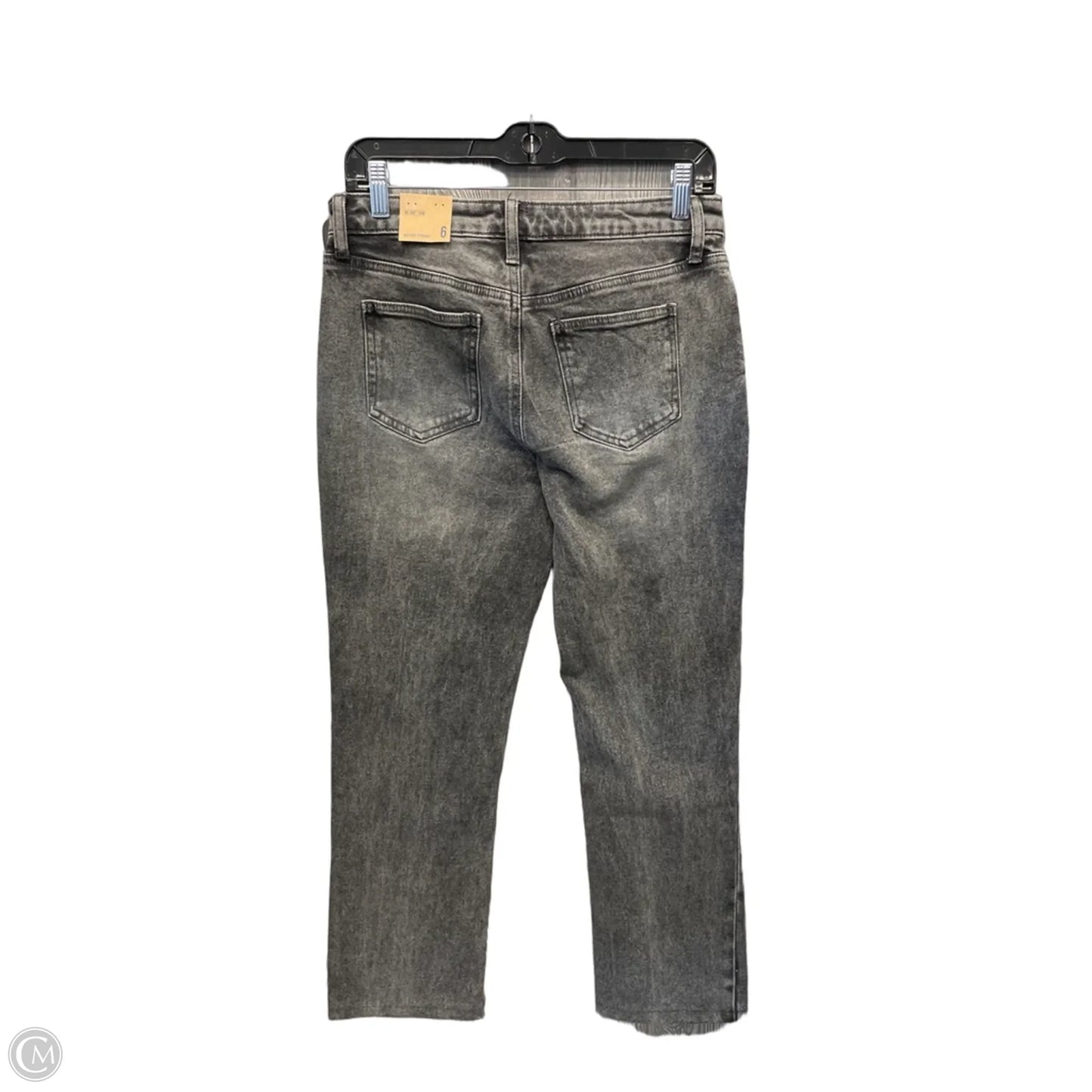 Jeans Straight By Clothes Mentor In Grey Denim, Size: 6