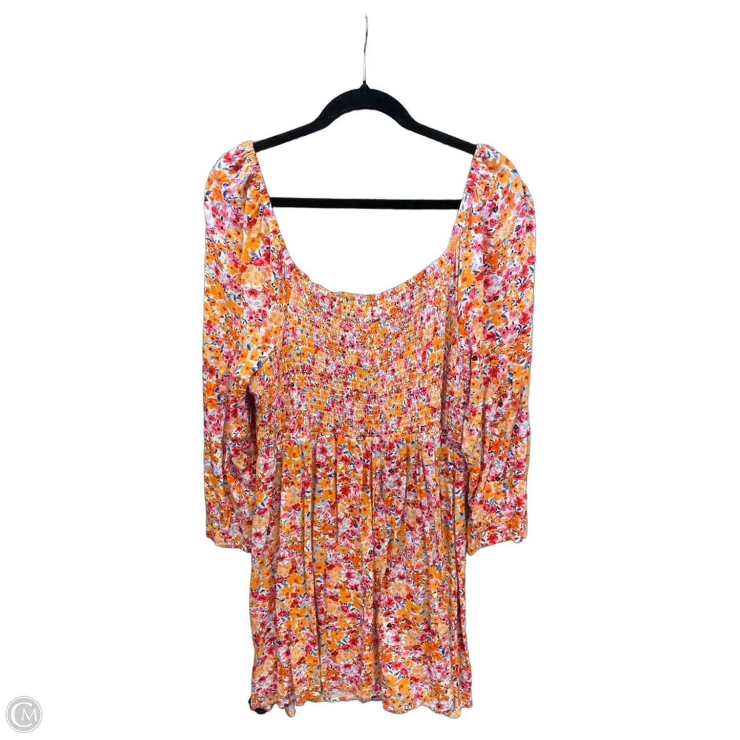 Dress Casual Midi By Old Navy In Floral Print, Size: Xxl