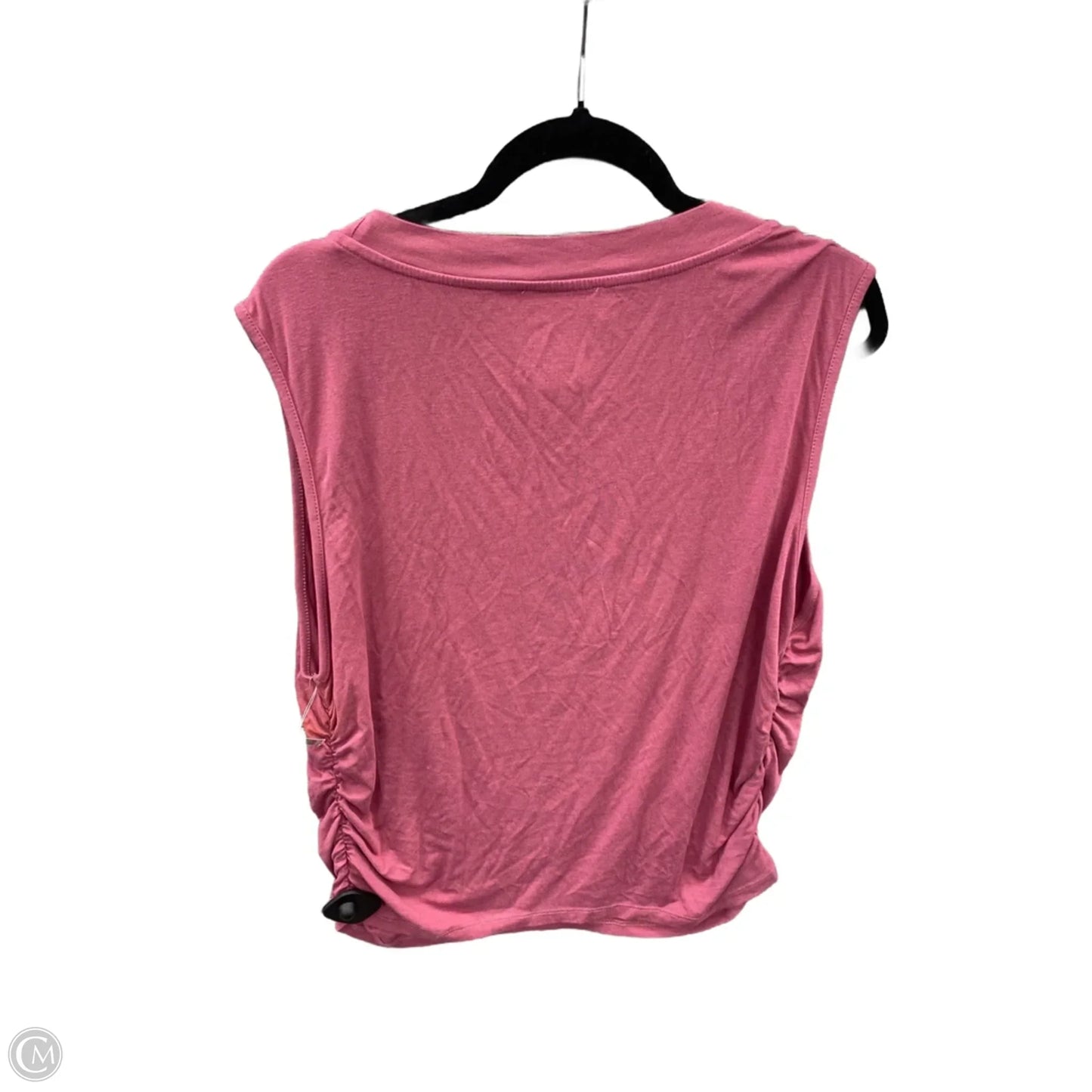 Top Sleeveless Basic By Cider In Pink, Size: 3x