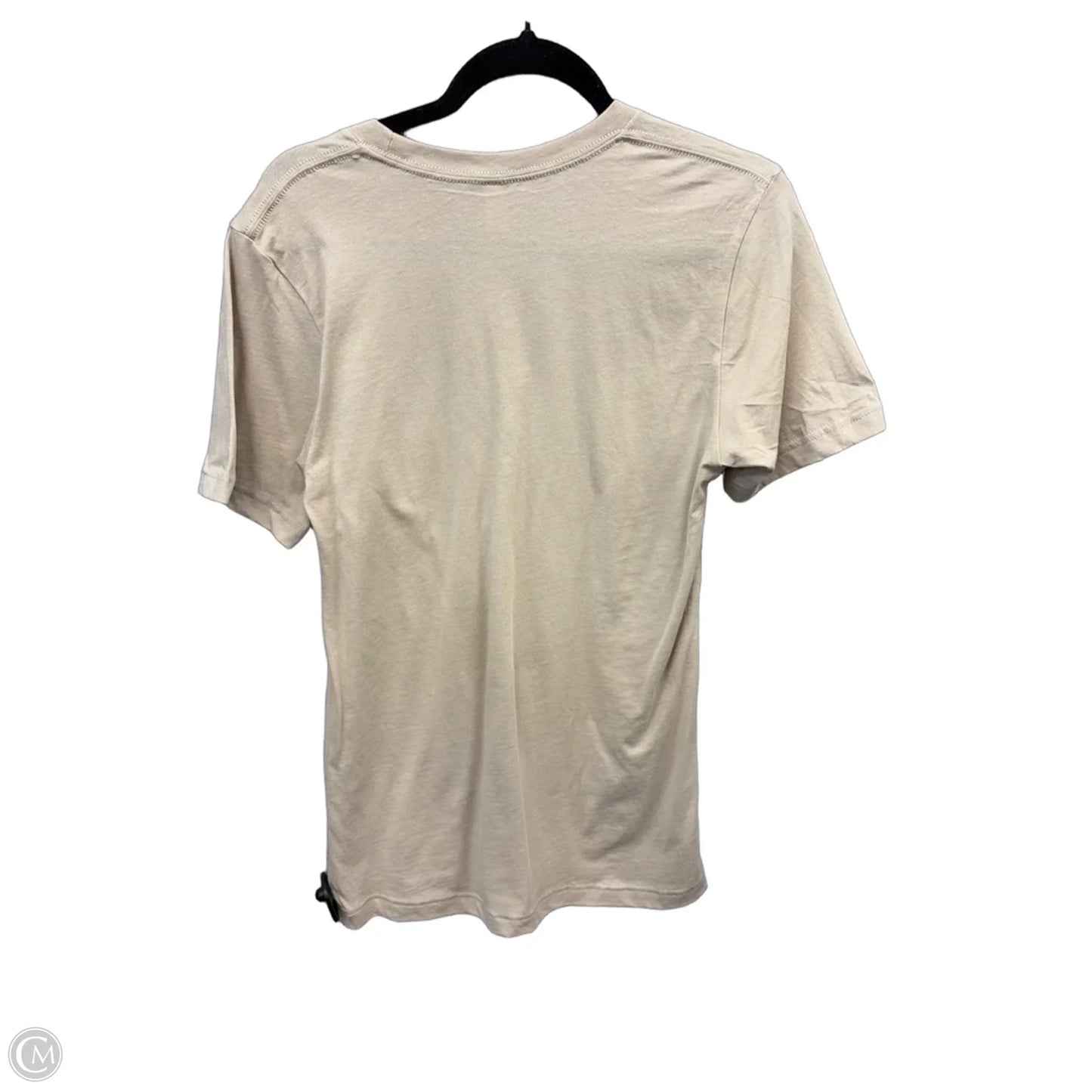 Top Short Sleeve By Canvas In Tan, Size: S