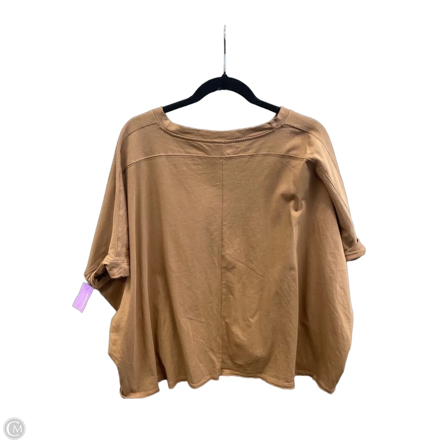 Top Short Sleeve Basic By Wishlist In Brown, Size: S