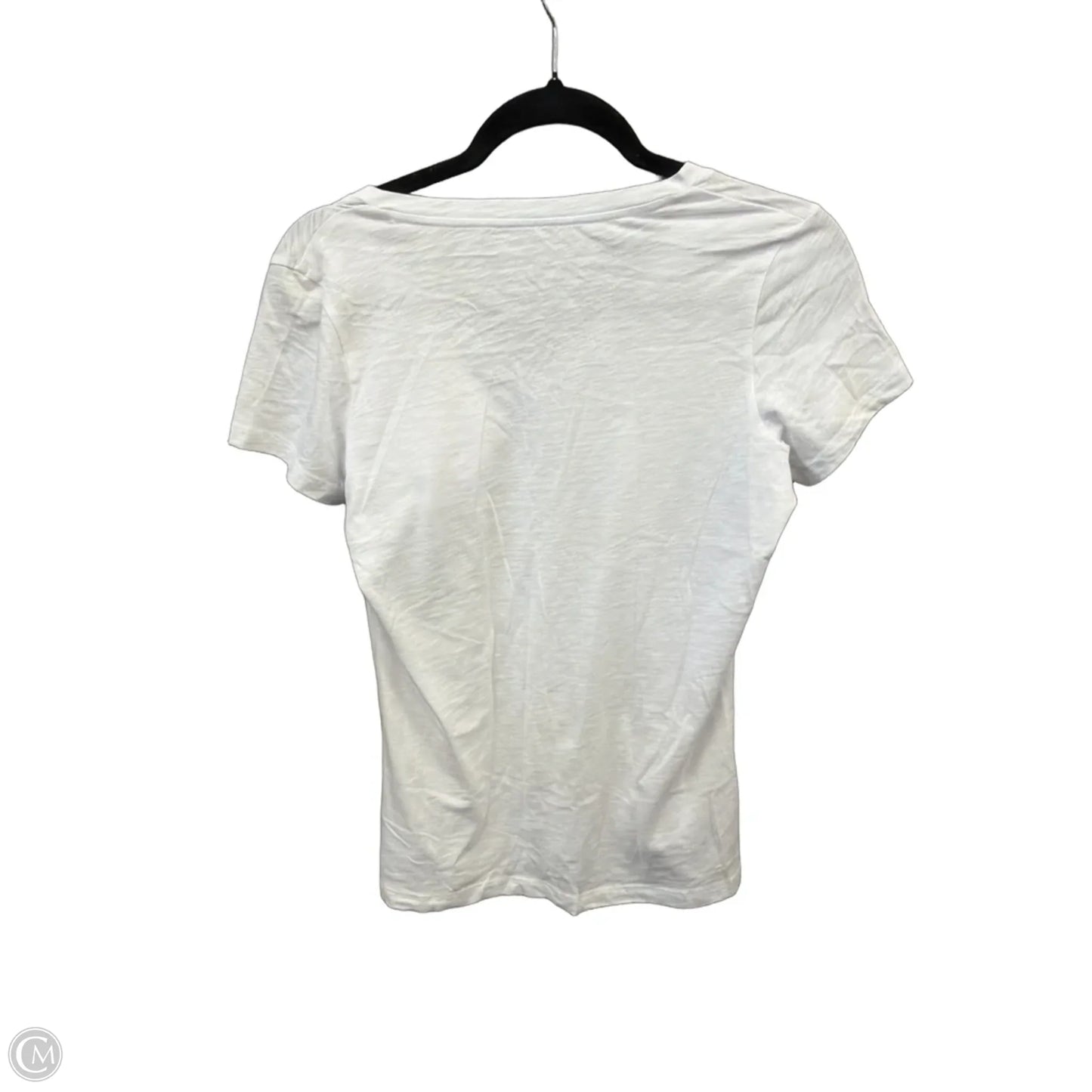 Top Short Sleeve Basic By Max Studio In White, Size: Xs