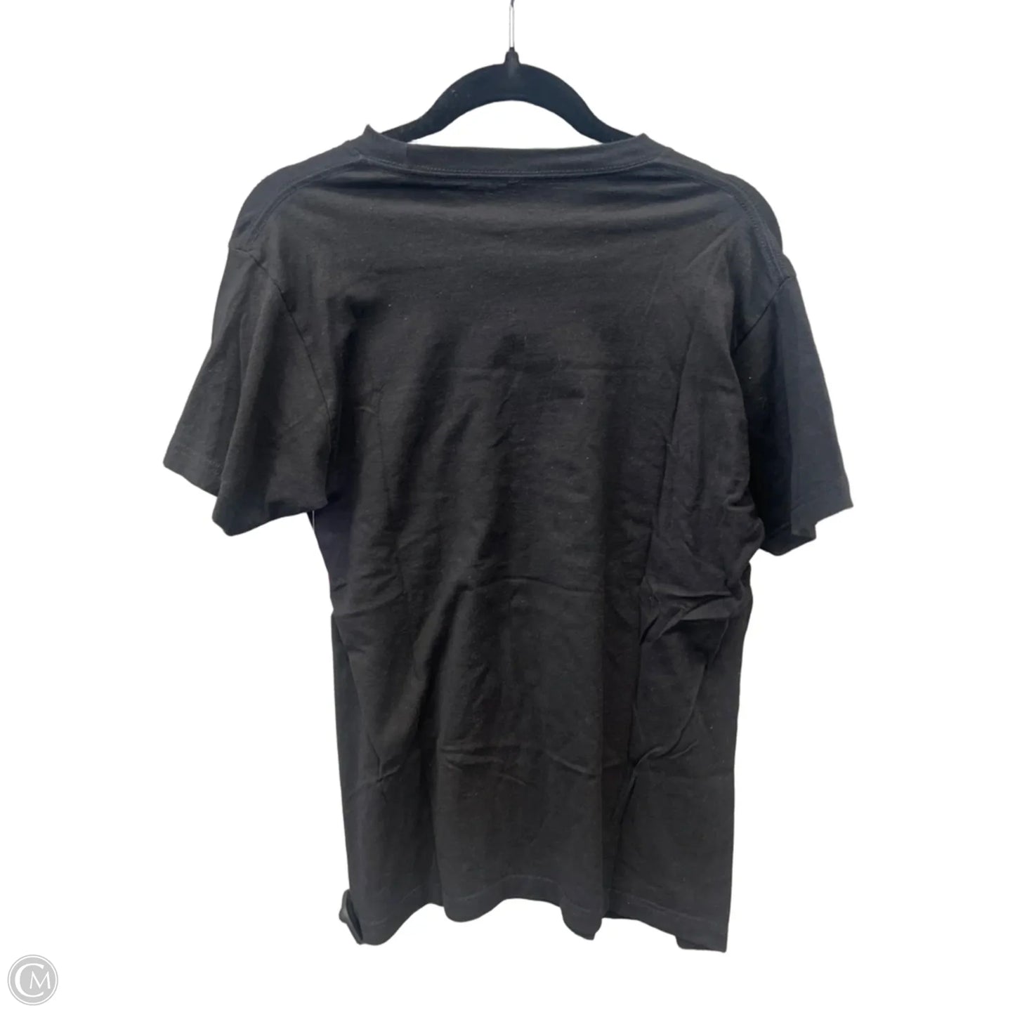 Top Short Sleeve By Clothes Mentor In Black, Size: M