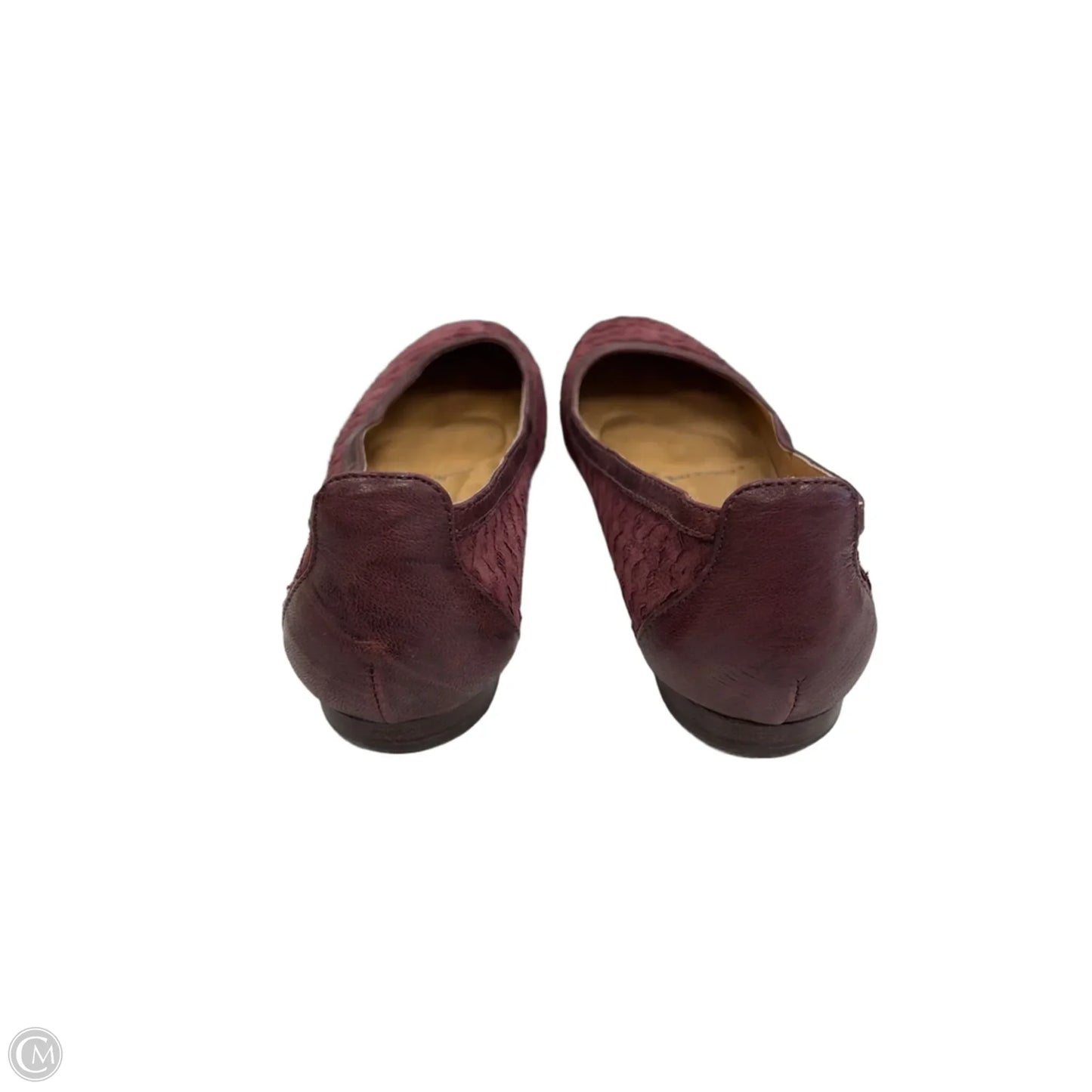 Shoes Flats By Sofft In Maroon, Size: 9